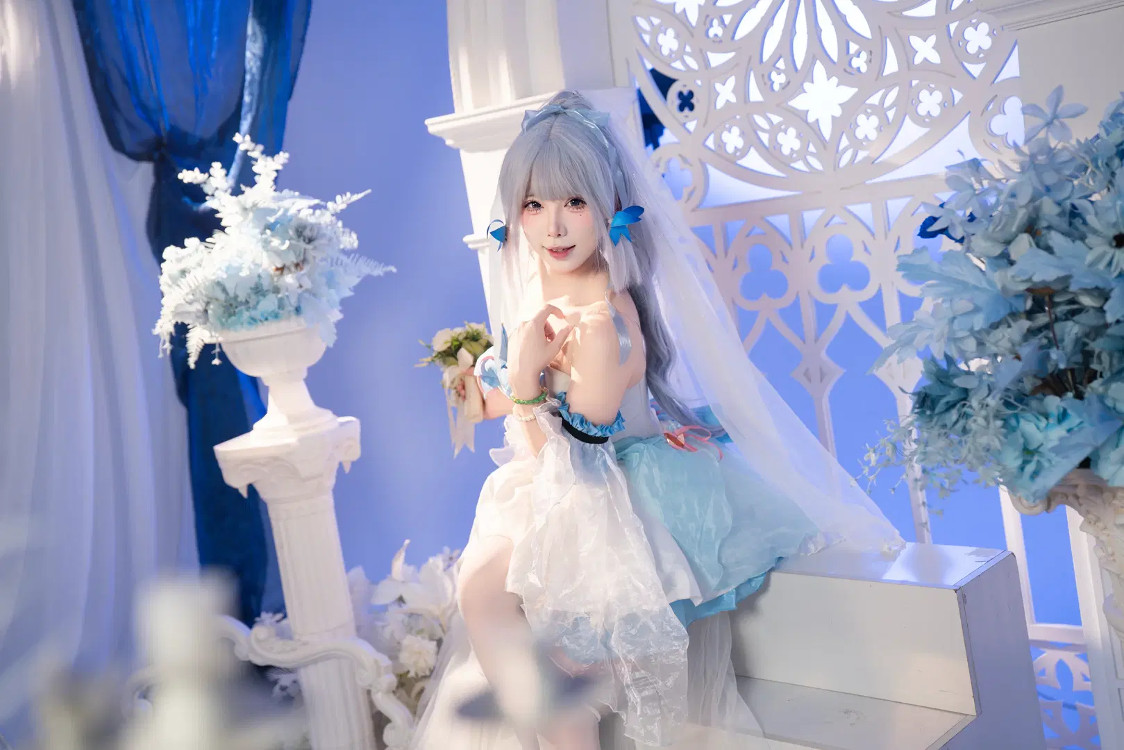 【神里绫华cos】原神花嫁造型拍摄记录 - YH在漫展 - 第7张