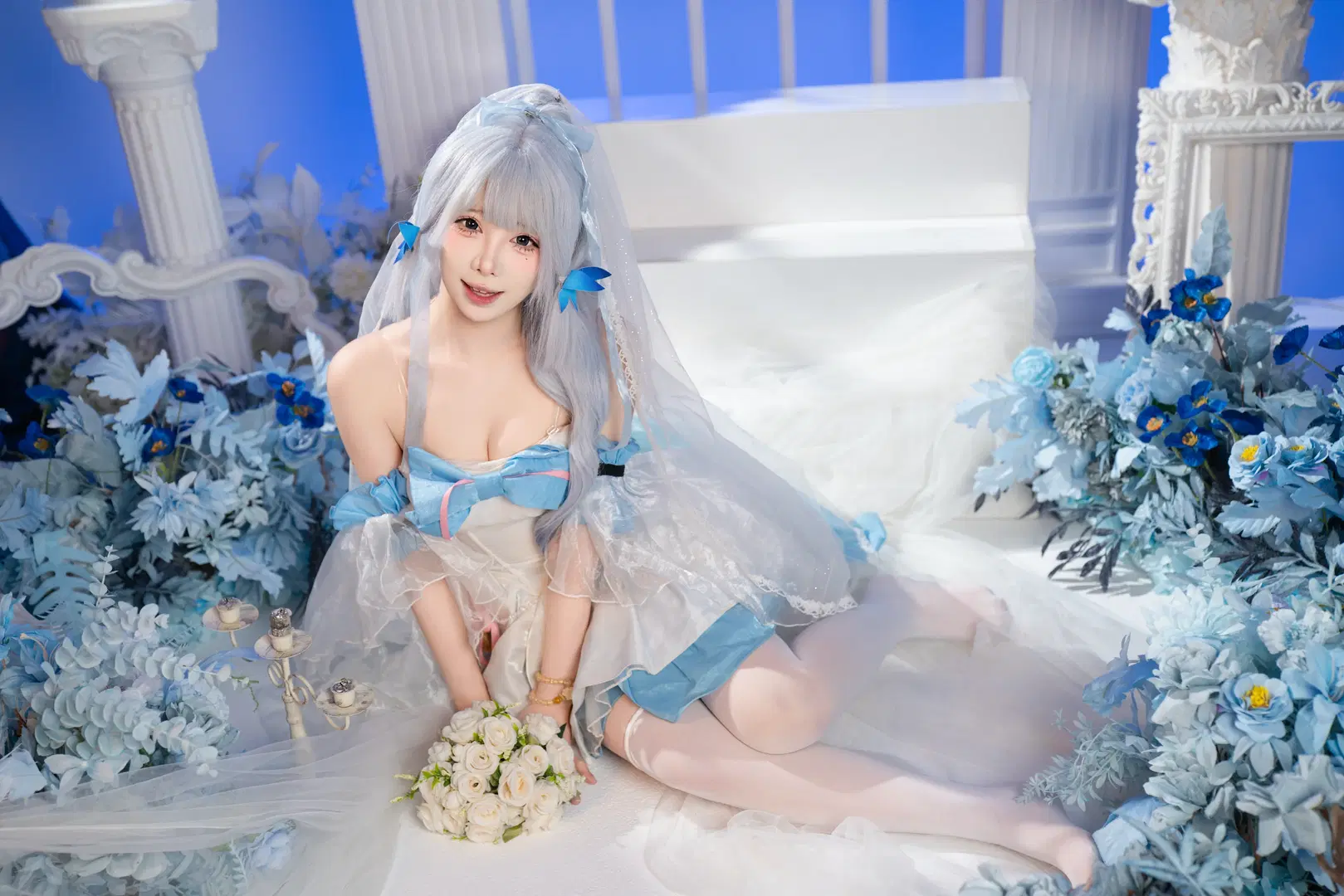 【神里绫华cos】原神花嫁造型拍摄记录 - YH在漫展 - 第9张