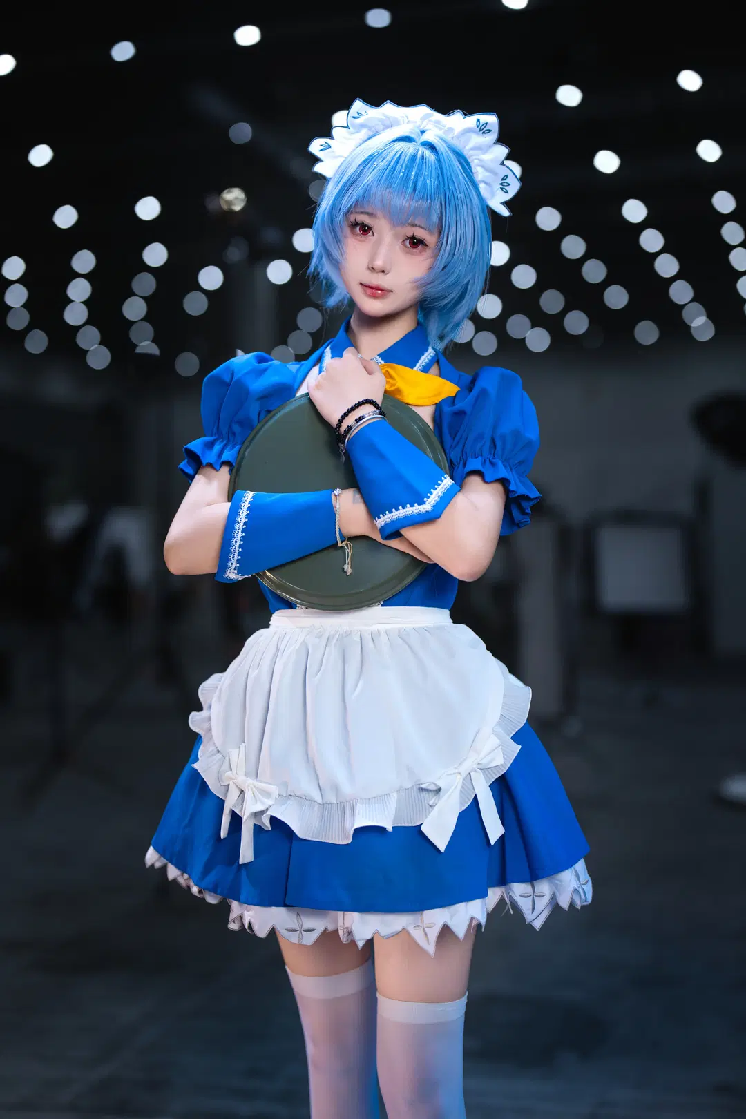 【綾波レイコスプレ】『新世紀エヴァンゲリオン』メイド服のイベント写真 - OUKAI - 2枚目