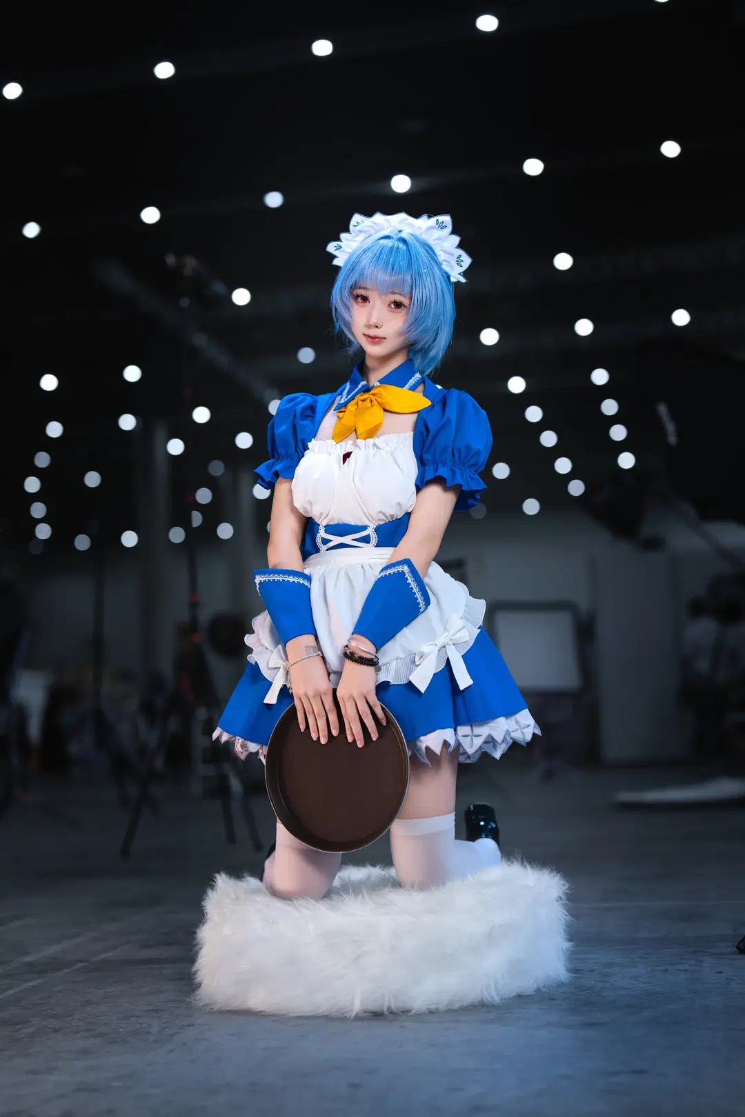 【綾波レイコスプレ】『新世紀エヴァンゲリオン』メイド服のイベント写真 - OUKAI - 3枚目