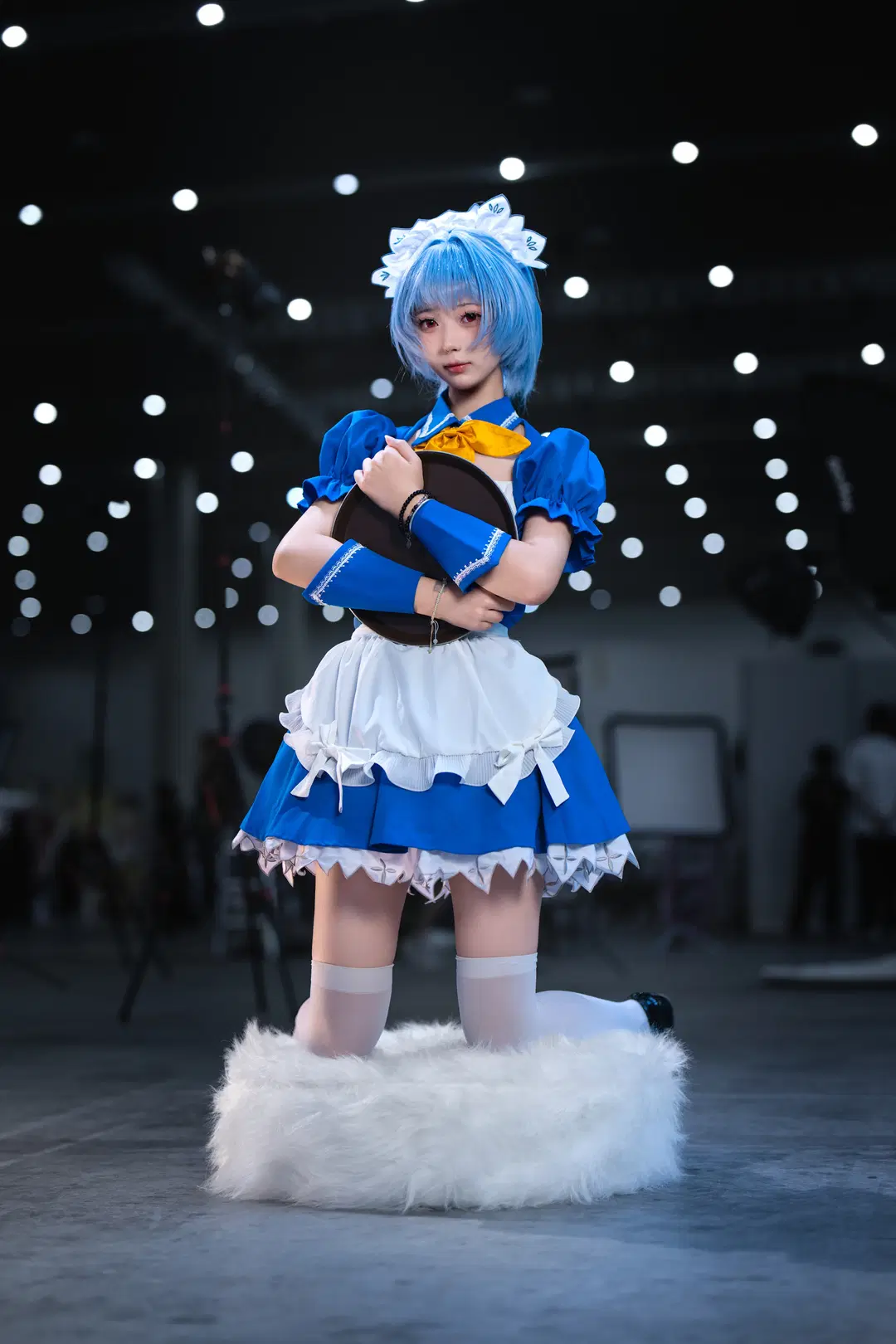 【綾波レイコスプレ】『新世紀エヴァンゲリオン』メイド服のイベント写真 - OUKAI - 4枚目