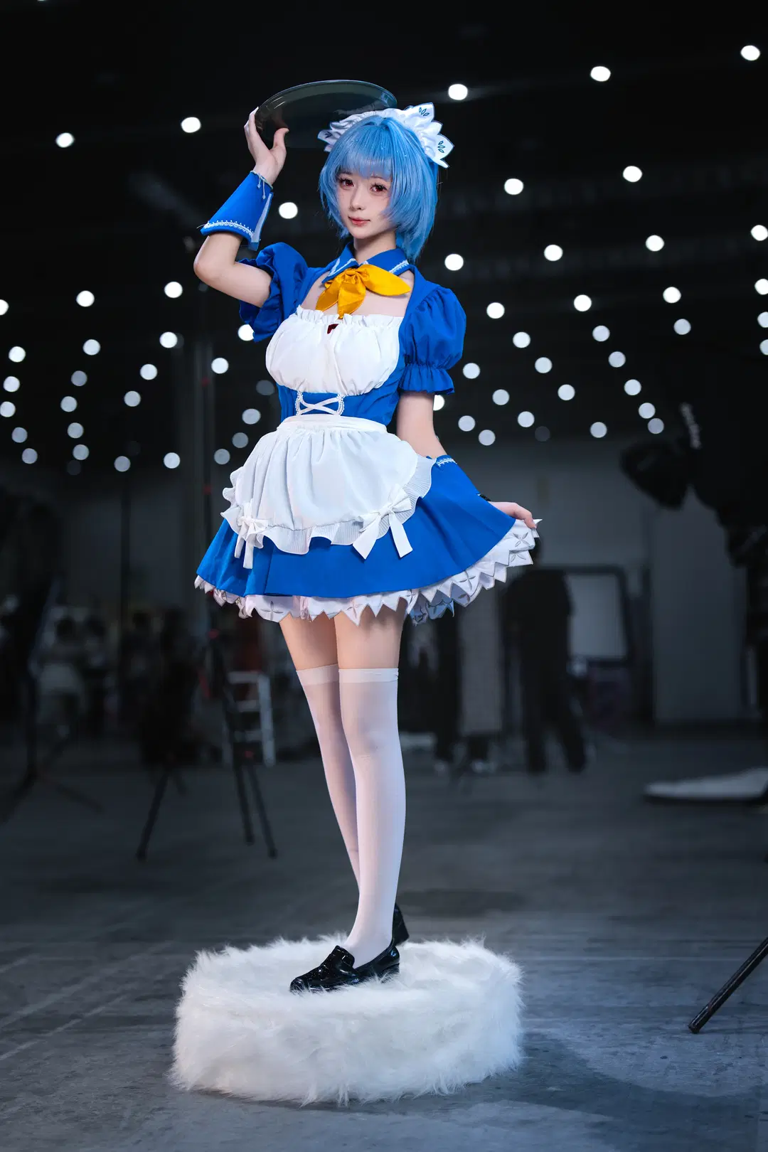 【綾波レイコスプレ】『新世紀エヴァンゲリオン』メイド服のイベント写真 - OUKAI - 7枚目