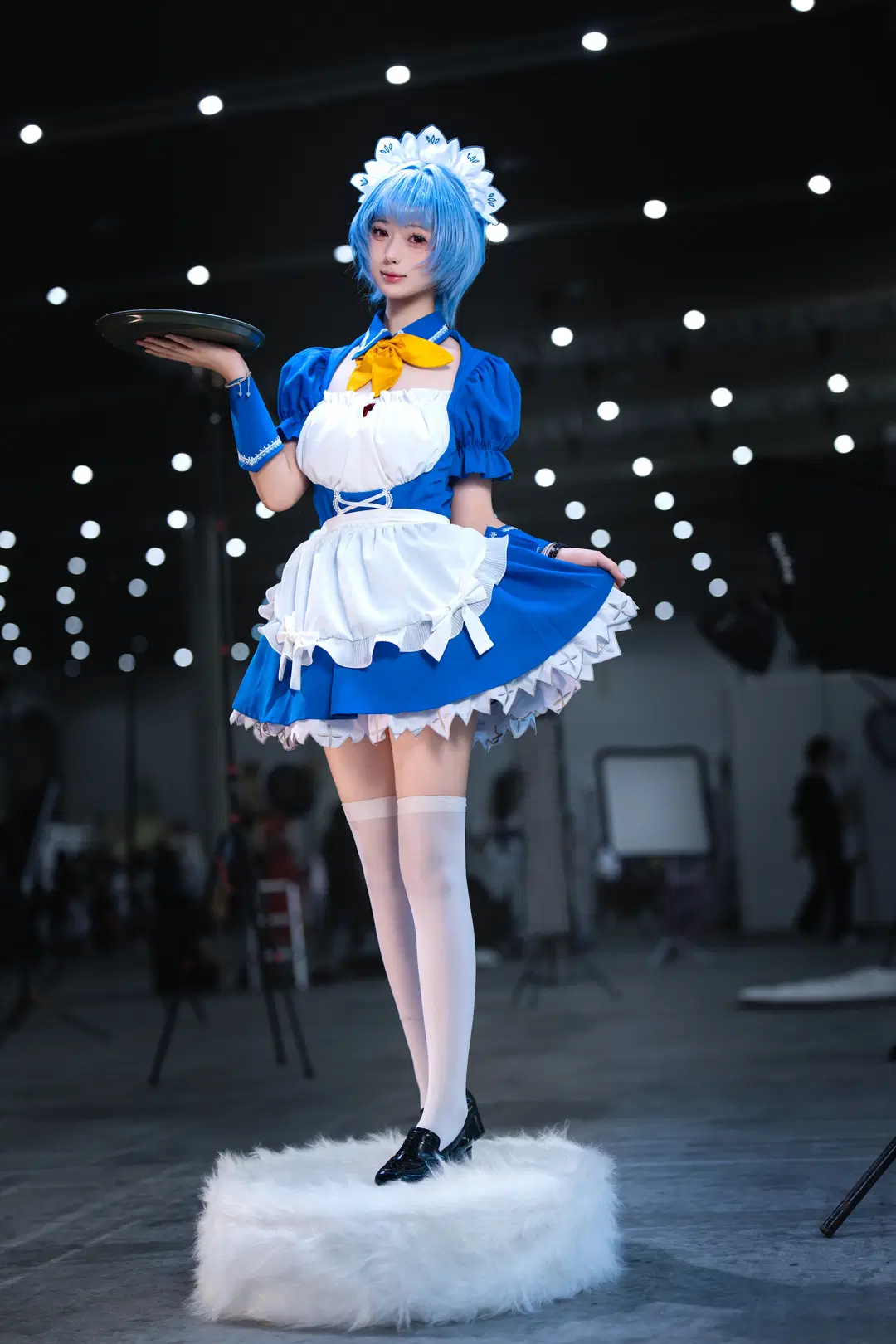 【綾波レイコスプレ】『新世紀エヴァンゲリオン』メイド服のイベント写真 - OUKAI - 8枚目