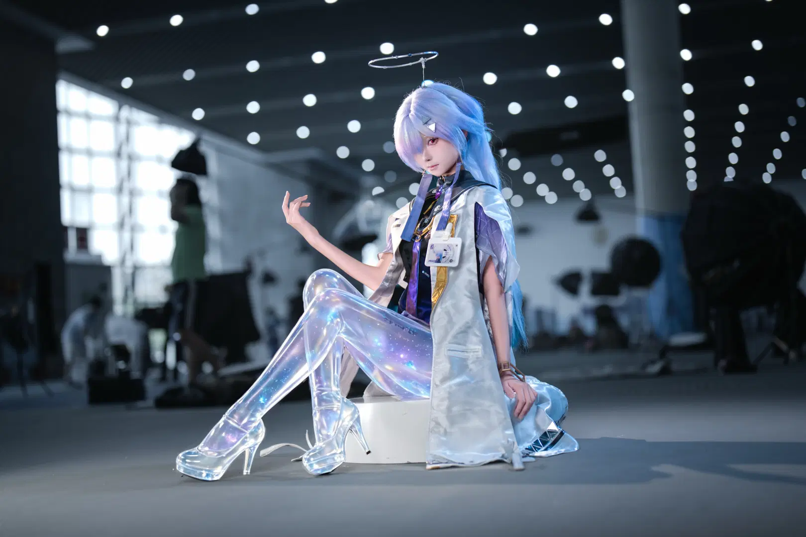 [モーニエ コスプレ] 鳴潮 イベント写真、ホログラフィックな星空とメカニカルな光輪の衝突 - OUKAI - 6枚目
