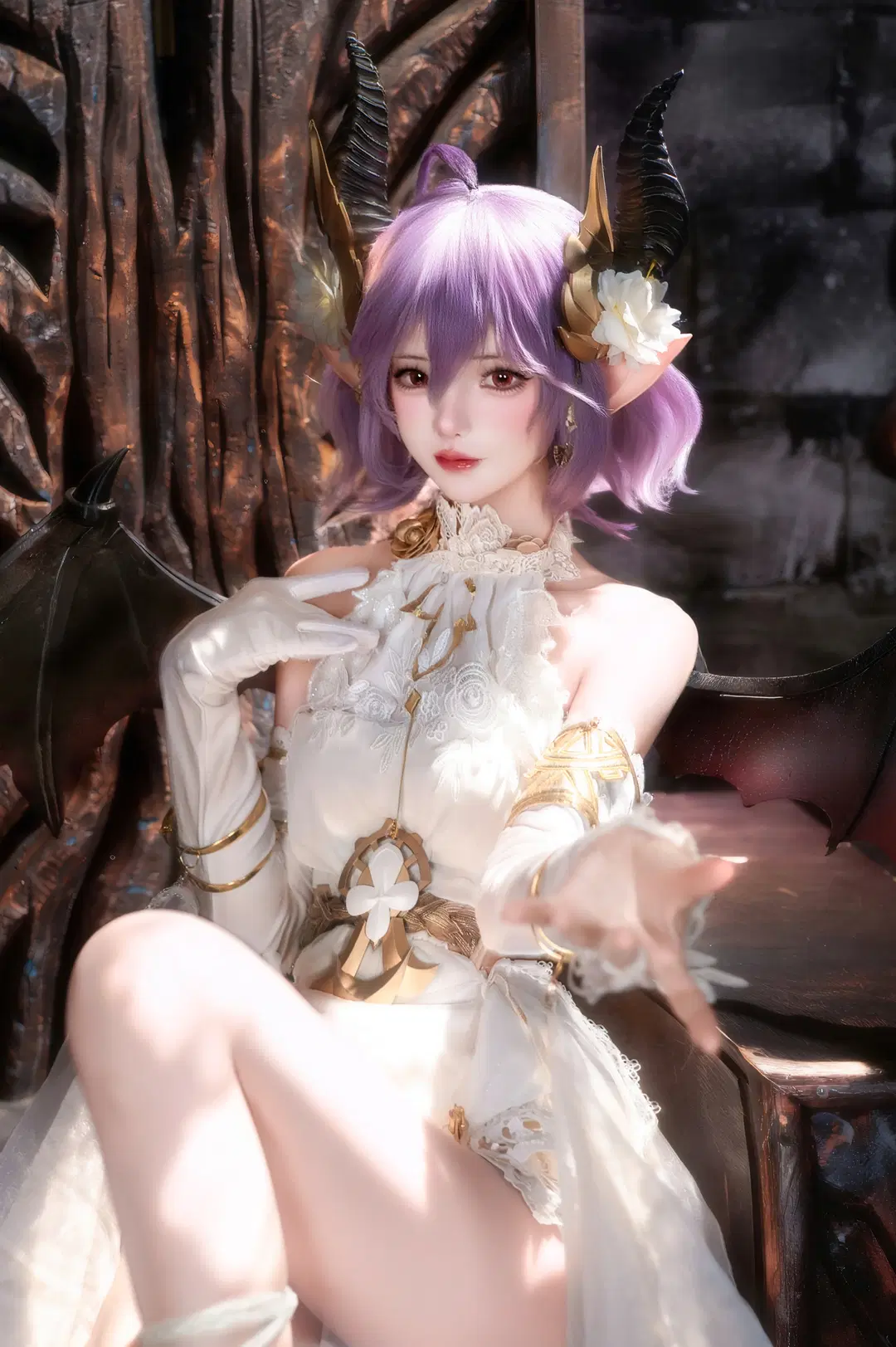 【古蕾雅cos】碧蓝幻想暗黑与纯白的反差美学 - 艾酒absinthe - 第9张
