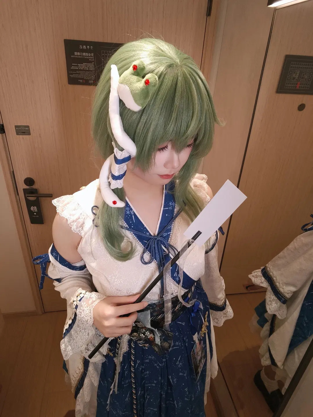 【東風谷早苗 コスプレ】東方Projectの優しい世界観、男の子でも人妻感を表現できる - A酱锵锵锵锵锵 - 4枚目