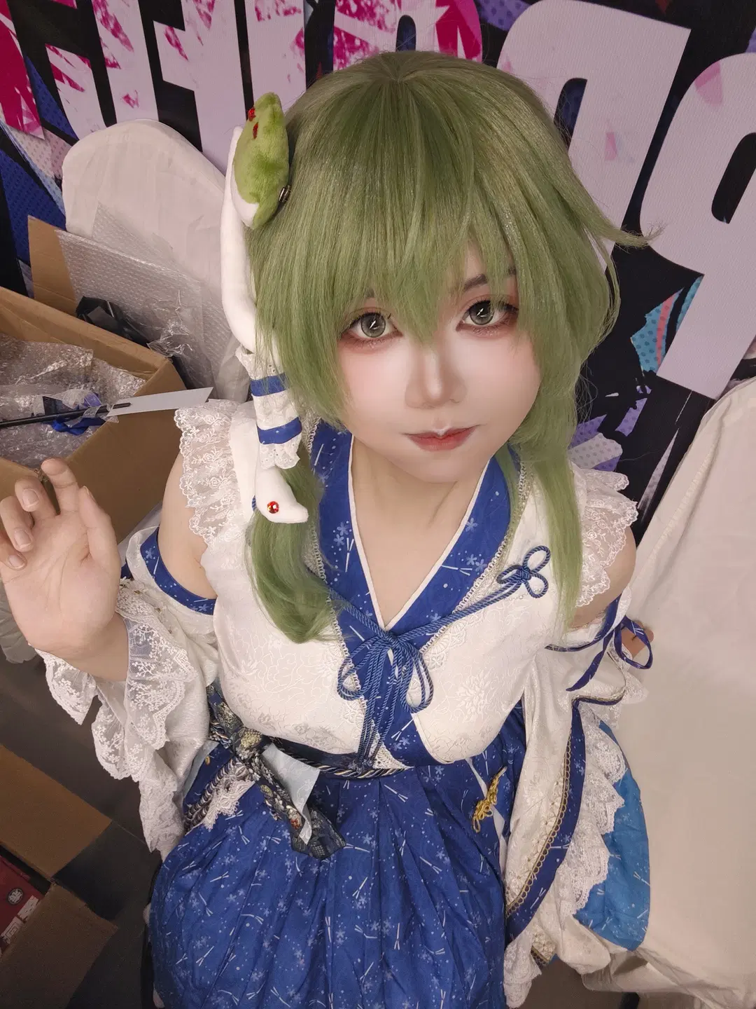 【東風谷早苗 コスプレ】東方Project 巫女の売り子バイト日常 - A酱锵锵锵锵锵 - 5枚目