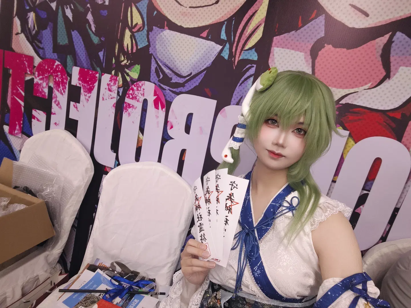 【東風谷早苗 コスプレ】東方Project 巫女の売り子バイト日常 - A酱锵锵锵锵锵 - 9枚目