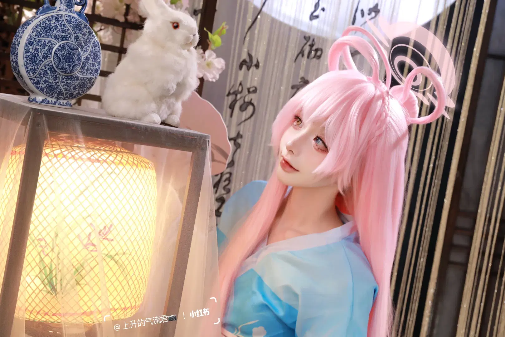 【小鳥遊ホシノ コスプレ】『ブルーアーカイブ』中秋節を彩る古風装束 - 上升的气流君 - 2枚目