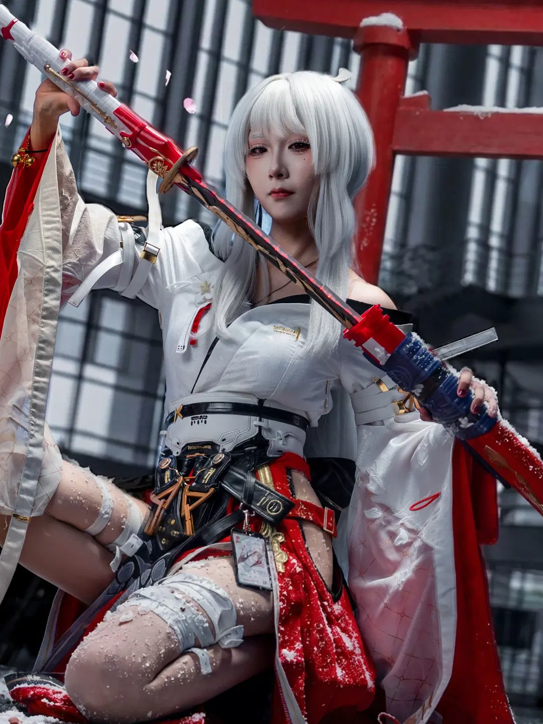 鸣潮, 和风cos, 绯雪cos, 游戏cos, 丝袜