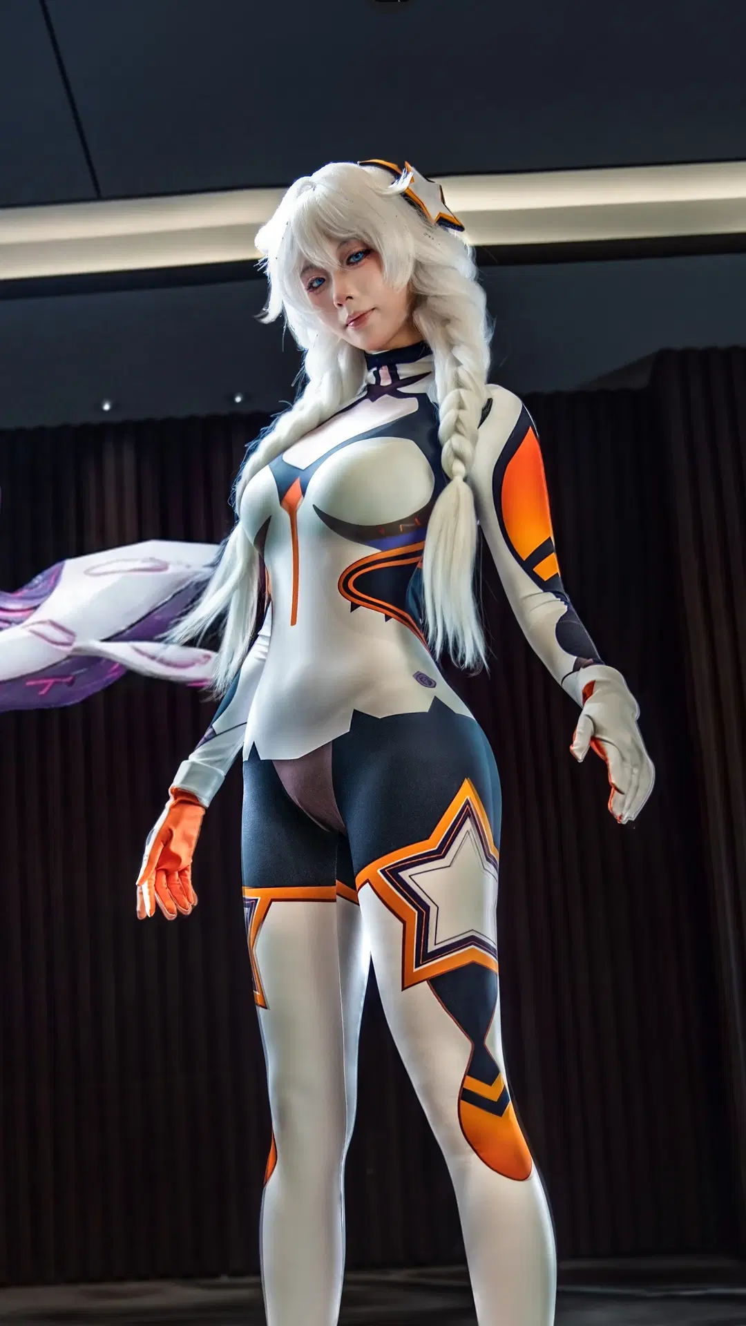 Honkai Impact 3rd, Kiana cosplay, Bodysuit cosplay, The original White Comet, Sci-fi mechanical style