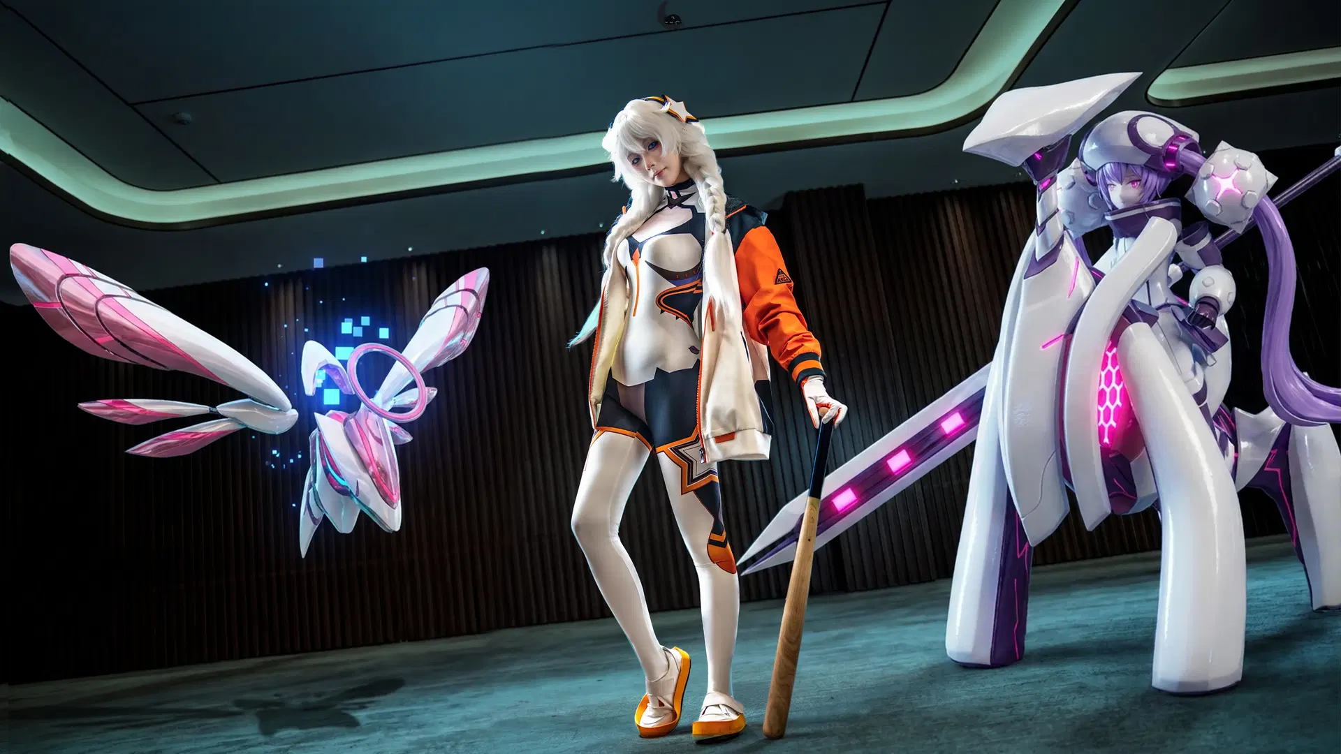 [Kiana cosplay] Honkai Impact 3rd White training set: Kiana with Jacket Reporting In by 颜微moke - Image 4
