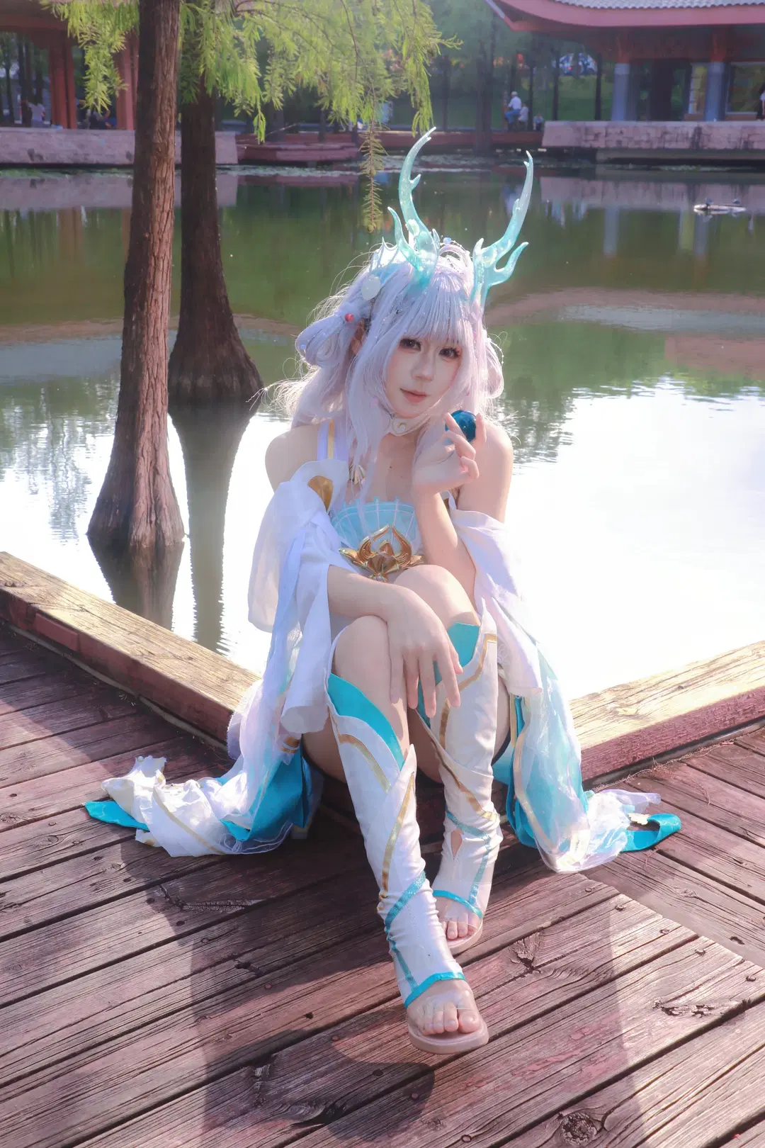 【西施コスプレ】『オナー・オブ・キングス』游龍清影：水のエレメントを宿す霊動の化身 - GG - 2枚目