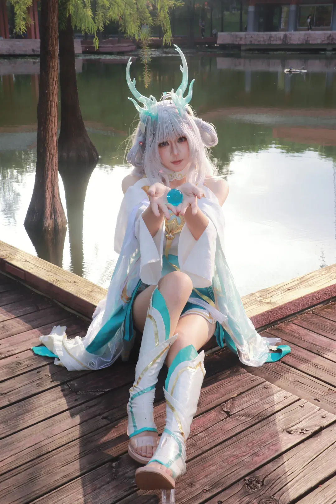 【西施コスプレ】『オナー・オブ・キングス』游龍清影：水のエレメントを宿す霊動の化身 - GG - 4枚目