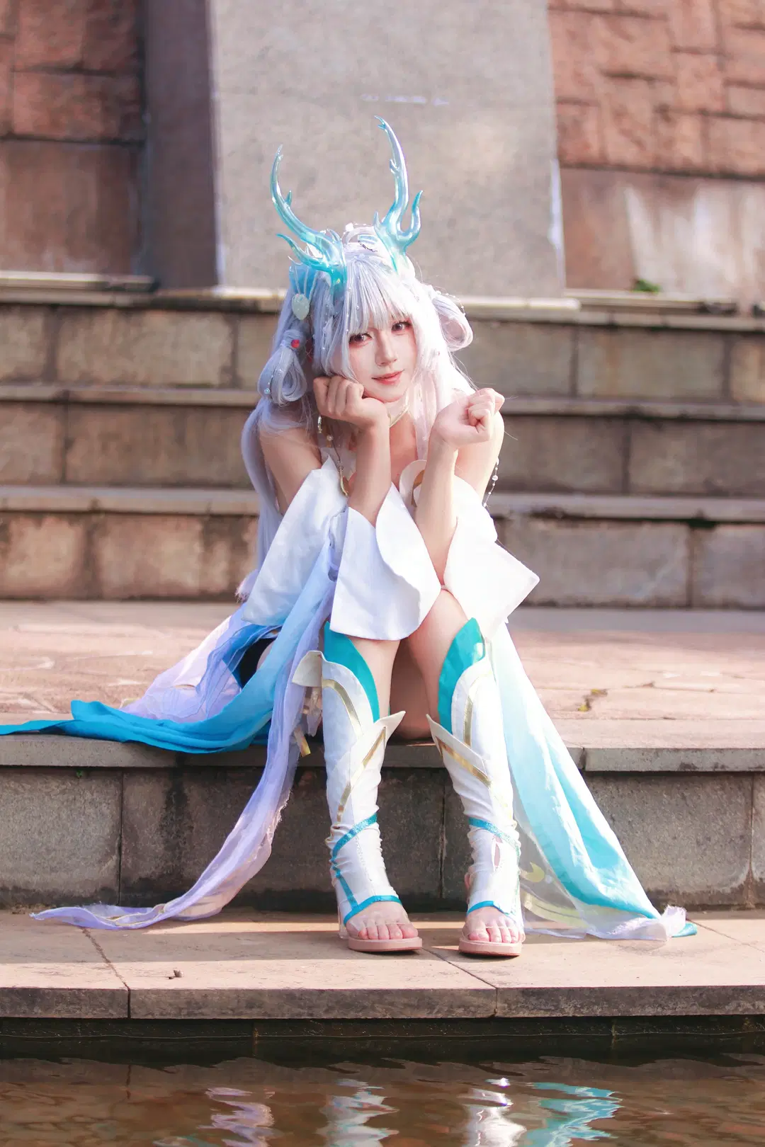 【西施コスプレ】『オナー・オブ・キングス』游龍清影：水のエレメントを宿す霊動の化身 - GG - 5枚目