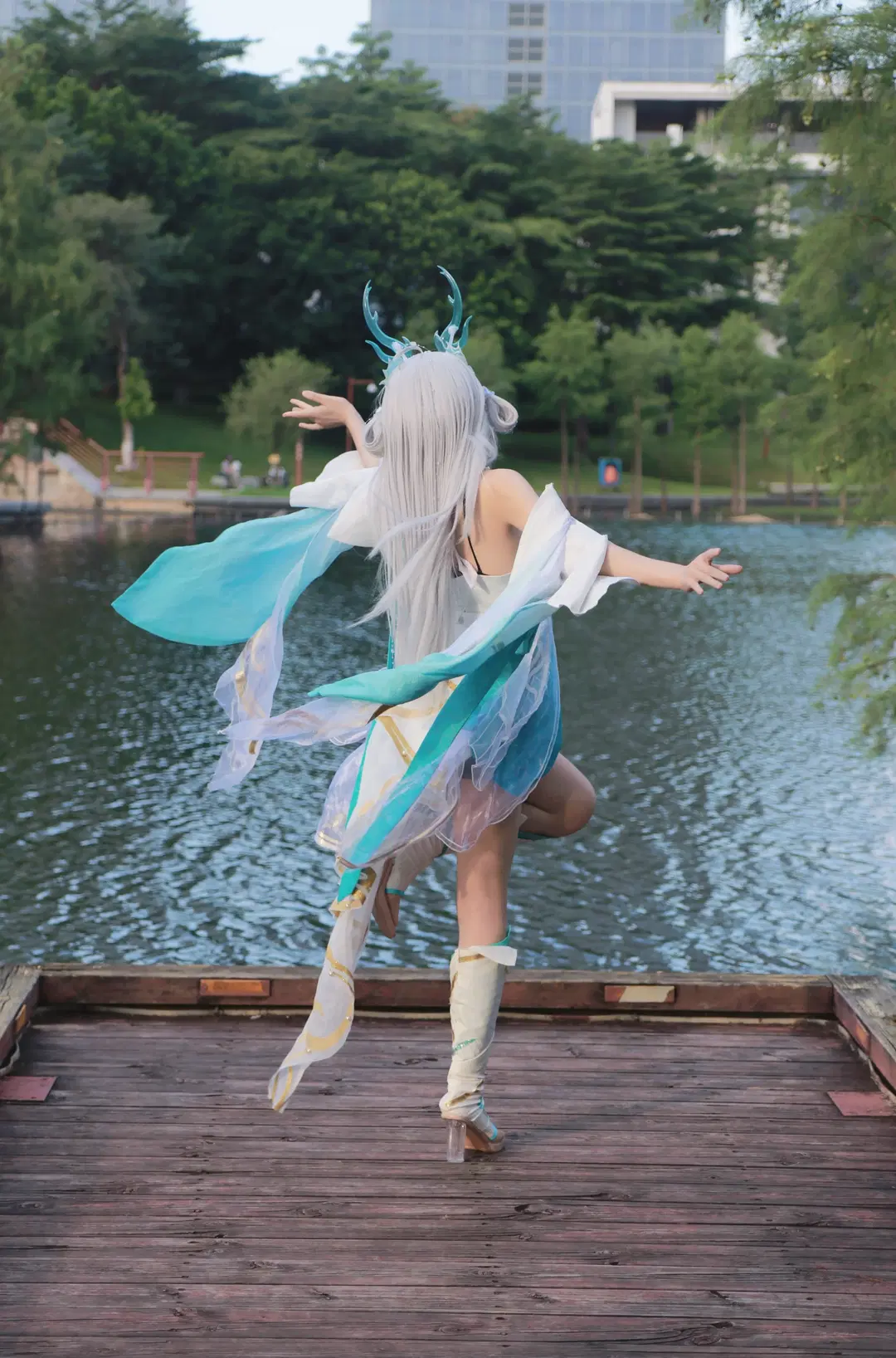 【西施コスプレ】『オナー・オブ・キングス』游龍清影：水のエレメントを宿す霊動の化身 - GG - 6枚目