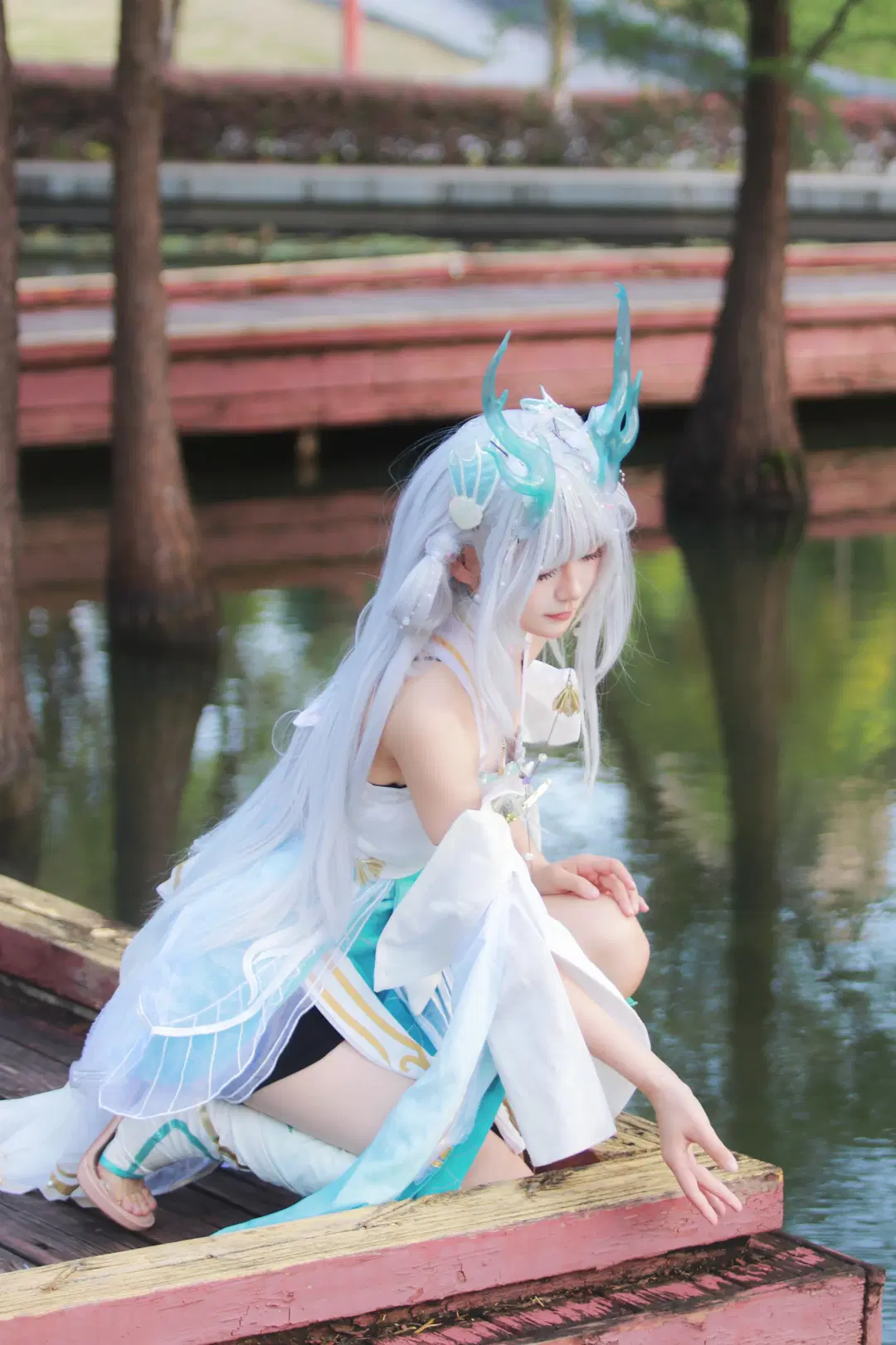 【西施コスプレ】『オナー・オブ・キングス』游龍清影：水のエレメントを宿す霊動の化身 - GG - 7枚目