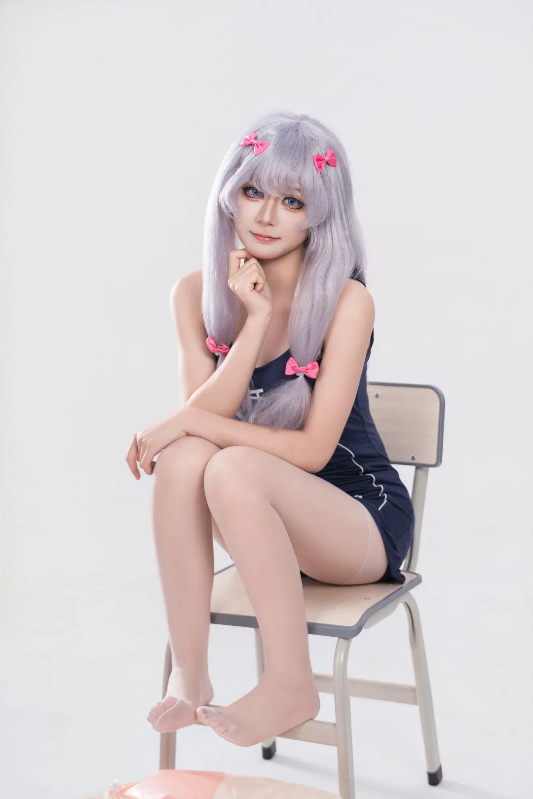 [Izumi Sagiri cosplay] Eromanga Sensei School Swimsuit Photoshoot Record by GG - Image 3