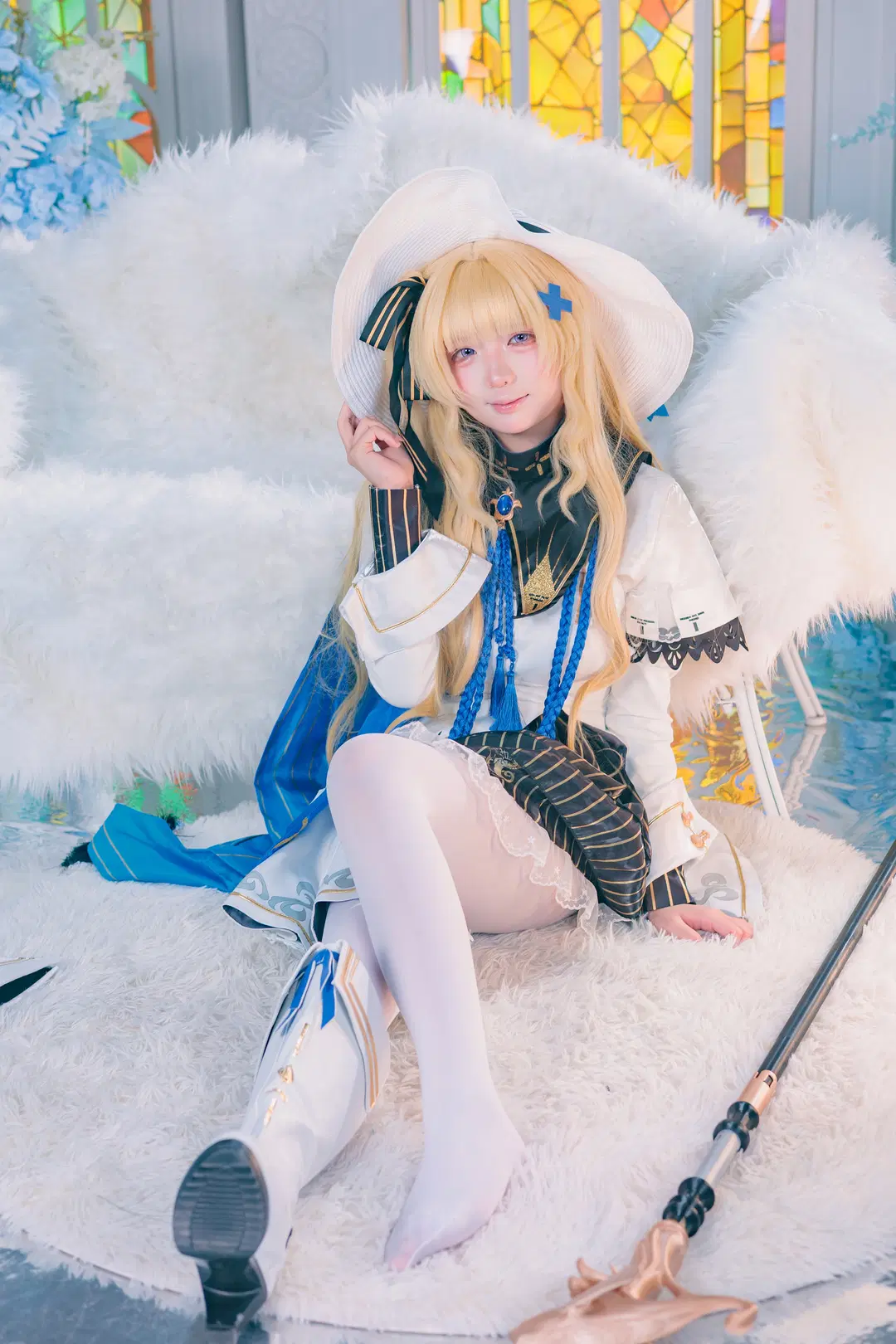 Phoebe Cosplay, Wuthering Waves, 2D, cosplay, White stockings