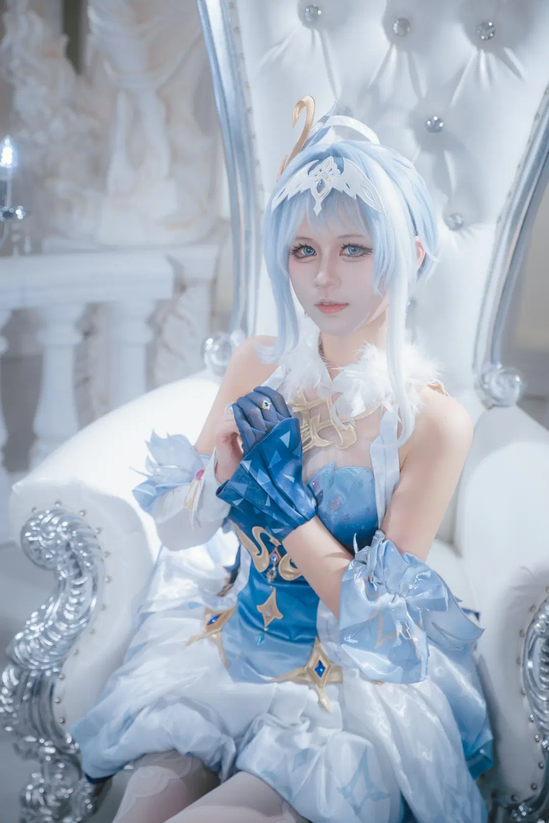 【Odette cosplay】Genshin Impact Snezhnaya Ice and Snow Mirage by 墨离 - Image 3