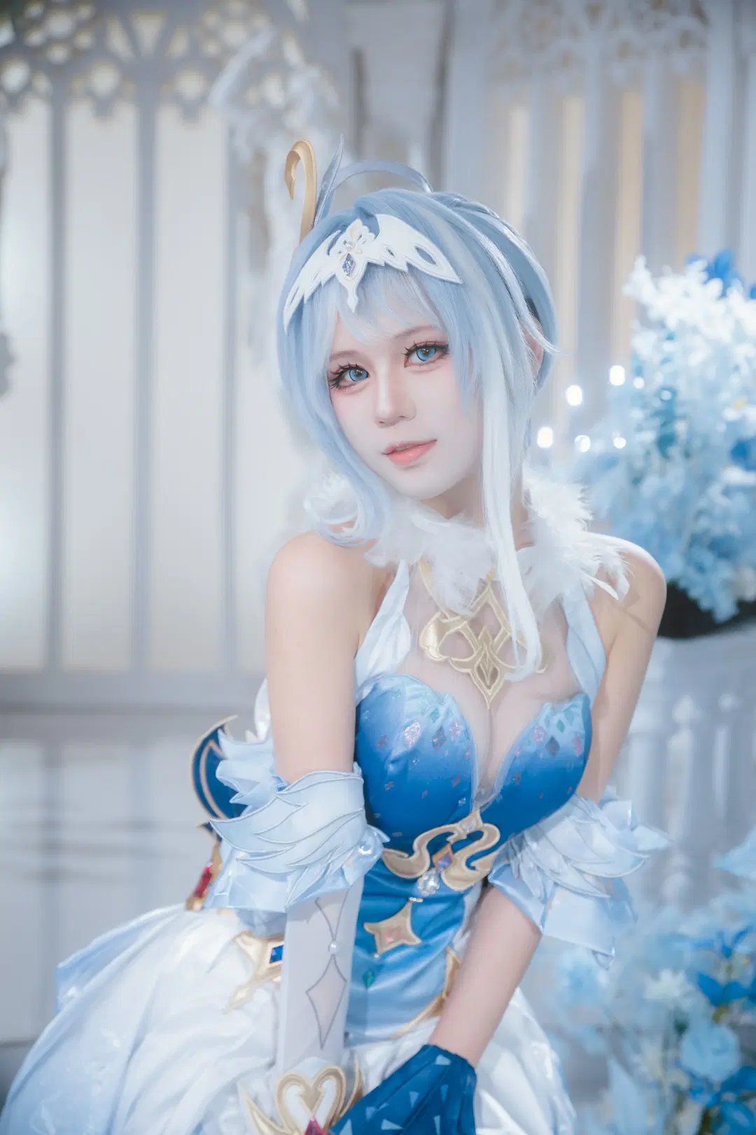【Odette cosplay】Genshin Impact Snezhnaya Ice and Snow Mirage by 墨离 - Image 5