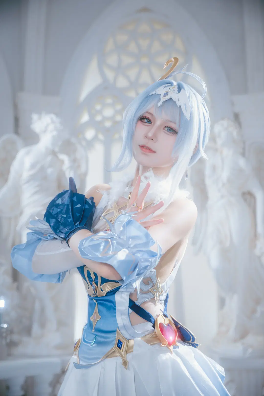 【Odette cosplay】Genshin Impact Snezhnaya Ice and Snow Mirage by 墨离 - Image 6