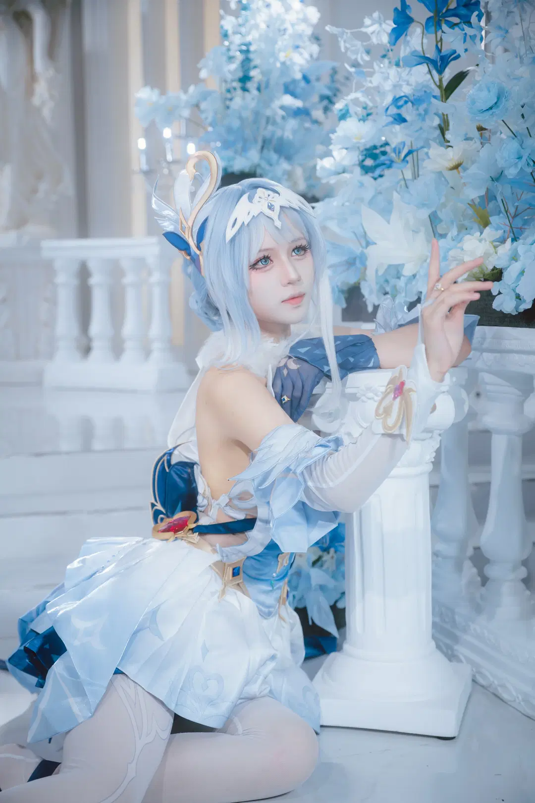 【Odette cosplay】Genshin Impact Snezhnaya Ice and Snow Mirage by 墨离 - Image 7