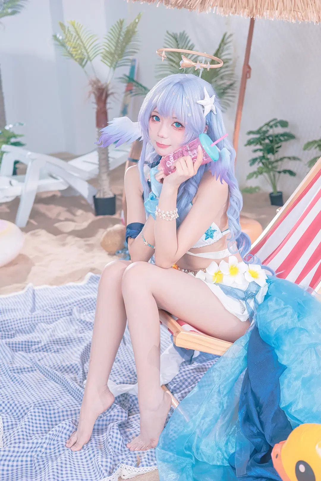 [Robin cosplay] Sunlit Beach Summeretto: Summer Rhythms in Honkai: Star Rail by 墨离 - Image 2