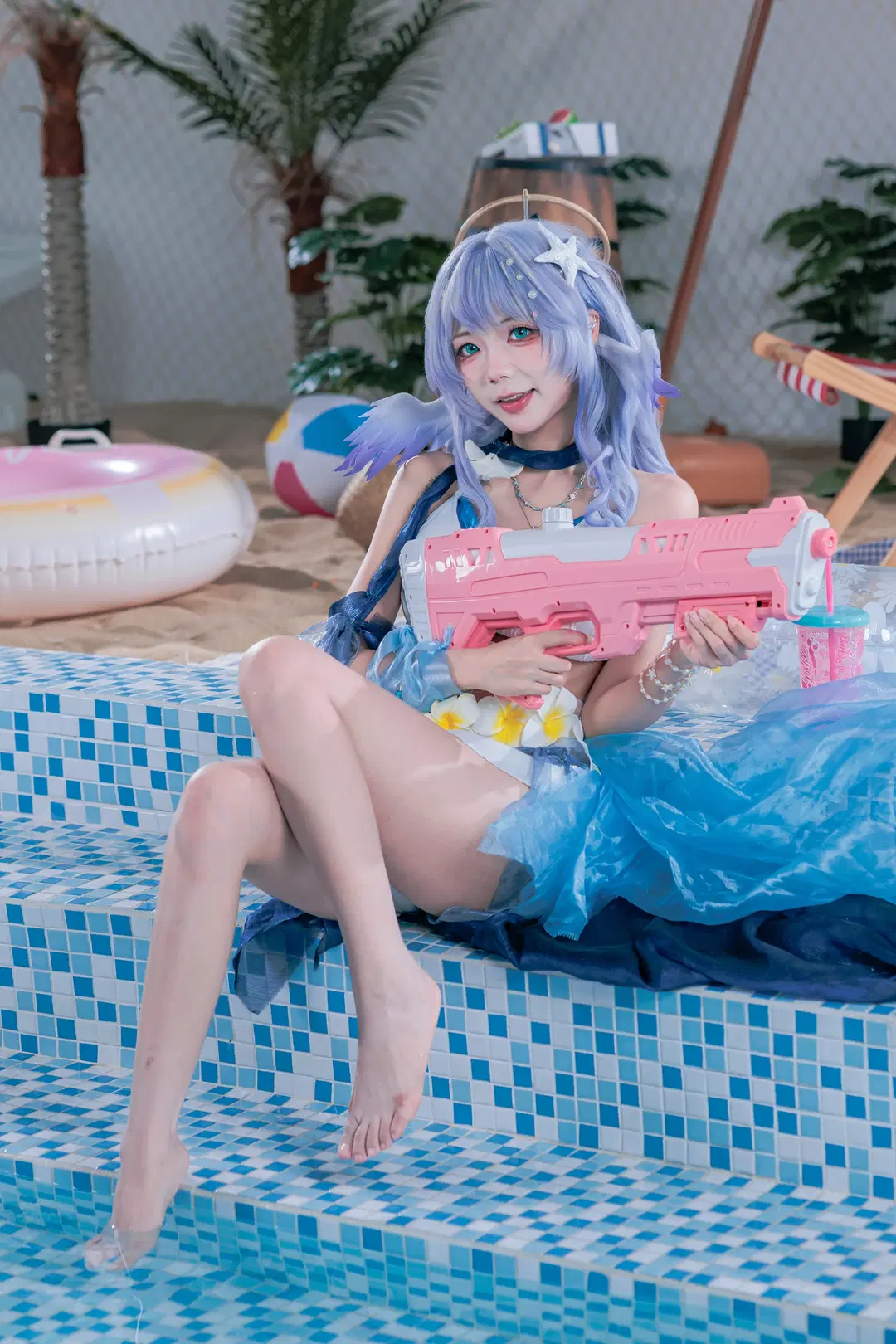 【知更鸟cos】浅蓝梦境，夏日限定的晴歌 - 墨离 - 第2张