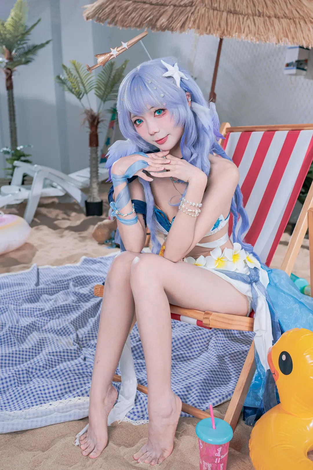 【知更鸟cos】浅蓝梦境，夏日限定的晴歌 - 墨离 - 第4张