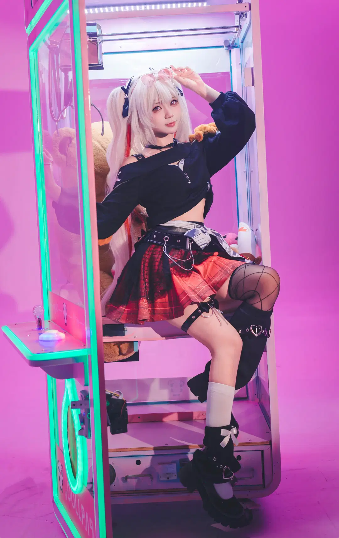 2D, Honkai: Star Rail, Sparkle cosplay, Sweet and cool style, Stockings