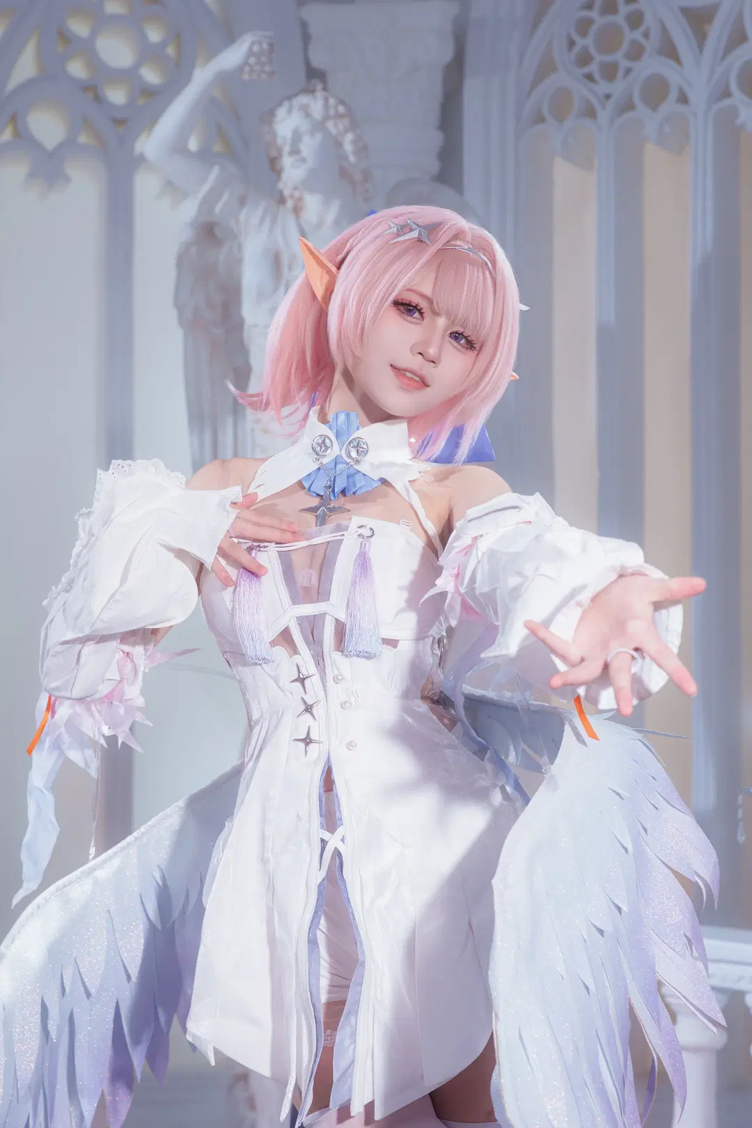 [Remielle cosplay] Zenless Zone Zero: The Elf Angel in the Sacred Sanctuary by 墨离 - Image 3