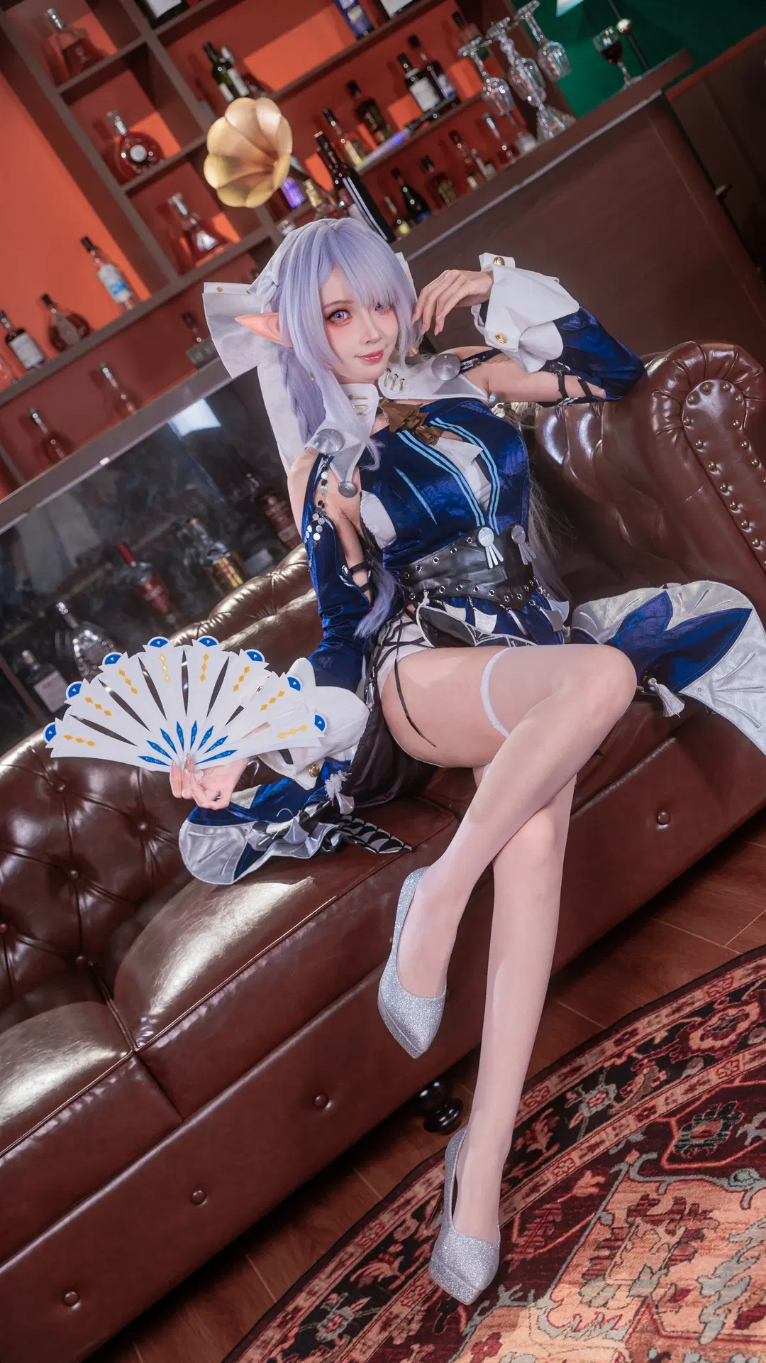 Zenless Zone Zero, Anime cosplay, Onee-san / Mature woman, White stockings, Velina cosplay