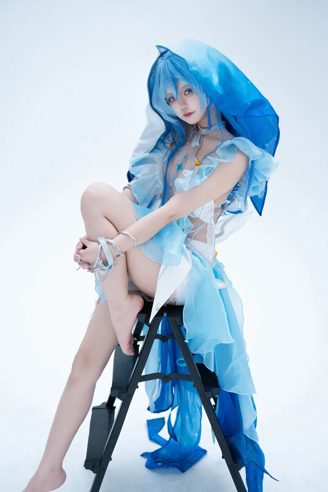 【ショアキーパー コスプレ】寒色系に宿る清廉な佇まいの再現と静かなる待ち人 - 菠萝牛角包 - 2枚目