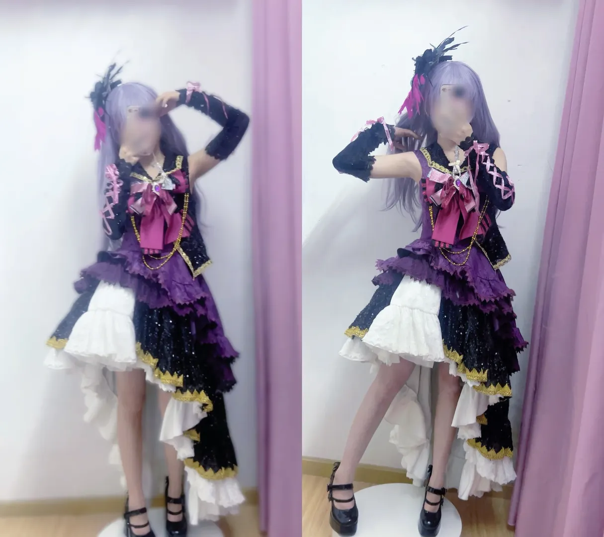 cosplay, 试衣, BanG Dream!, 凑友希那cos, 丝袜 - 第1张