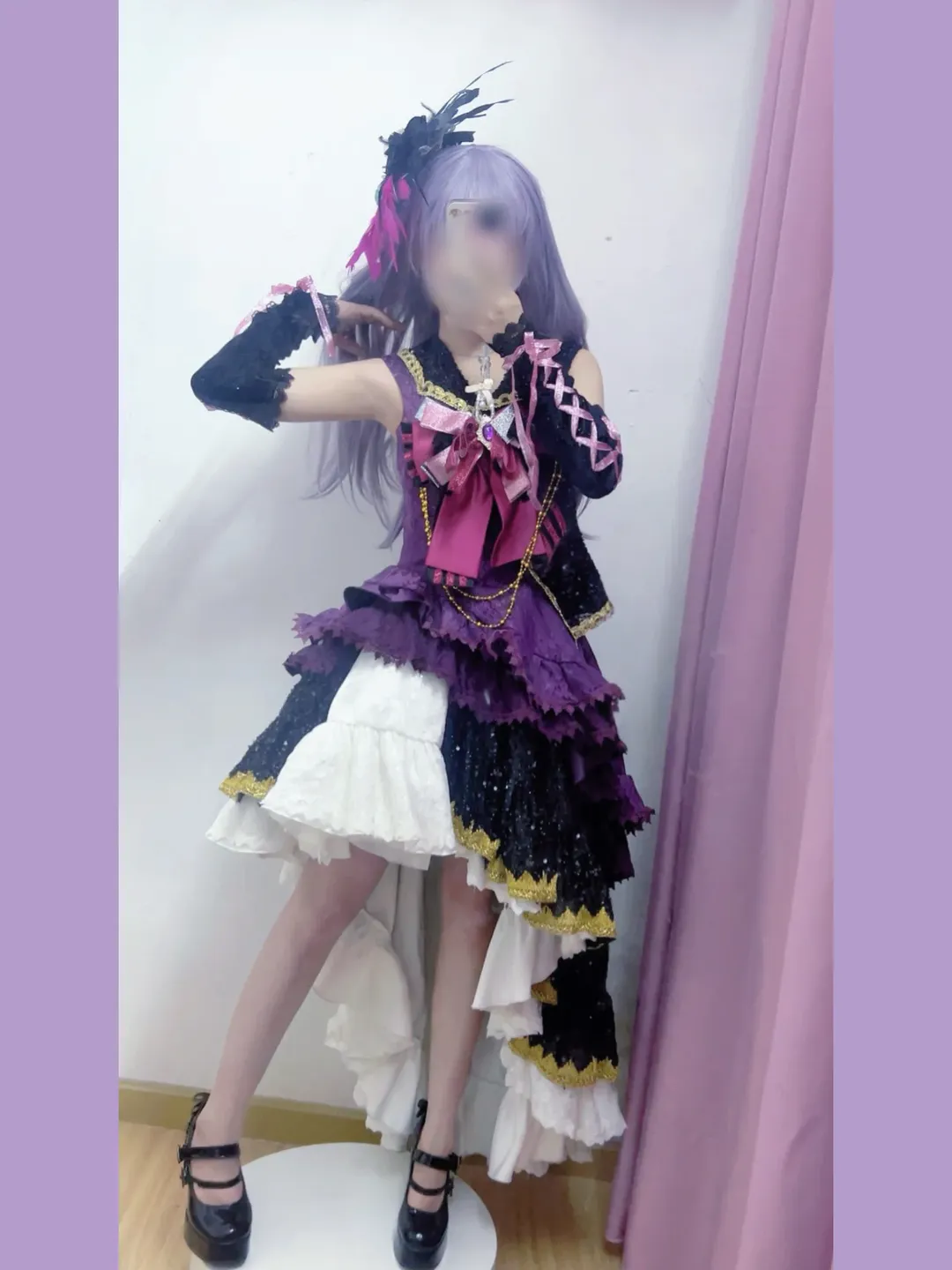 cosplay, 试衣, BanG Dream!, 凑友希那cos, 丝袜 - 第3张
