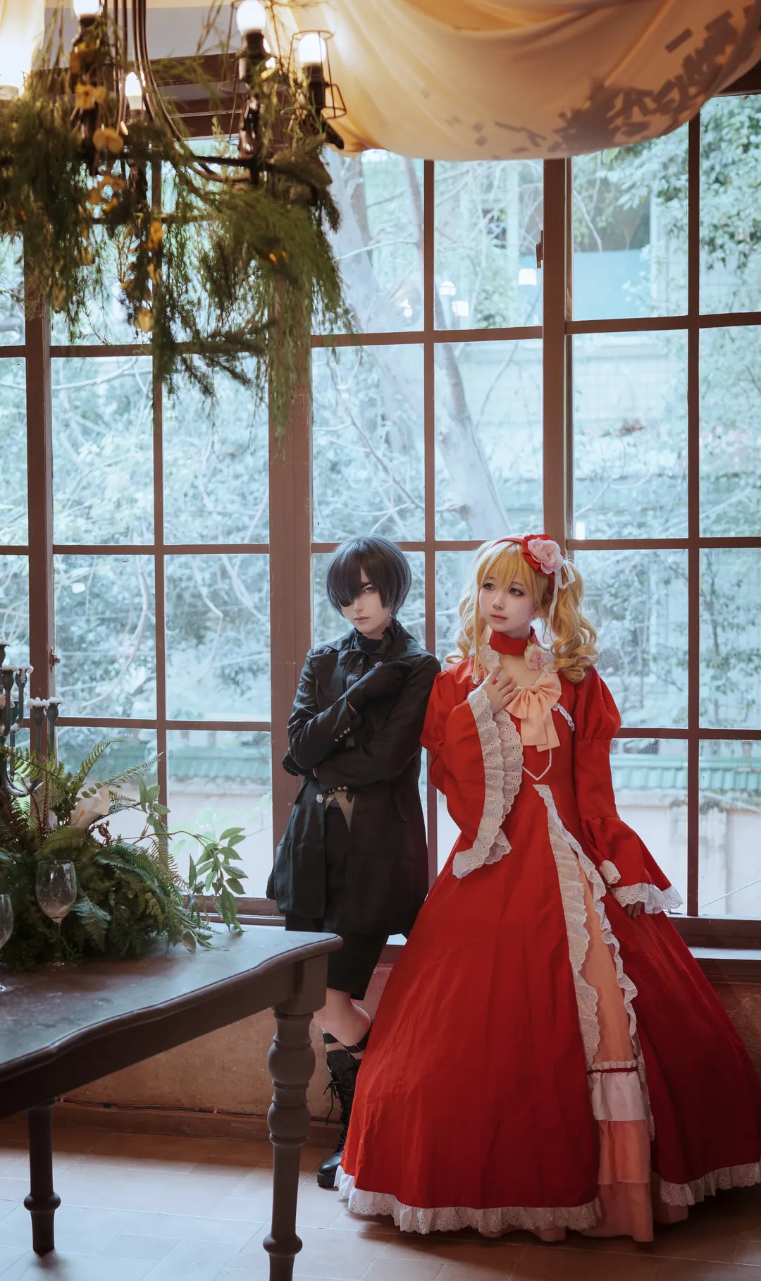 黑执事, 双人cosplay, 夏尔cos, 伊丽莎白cos, 复古洋装cos - 第3张