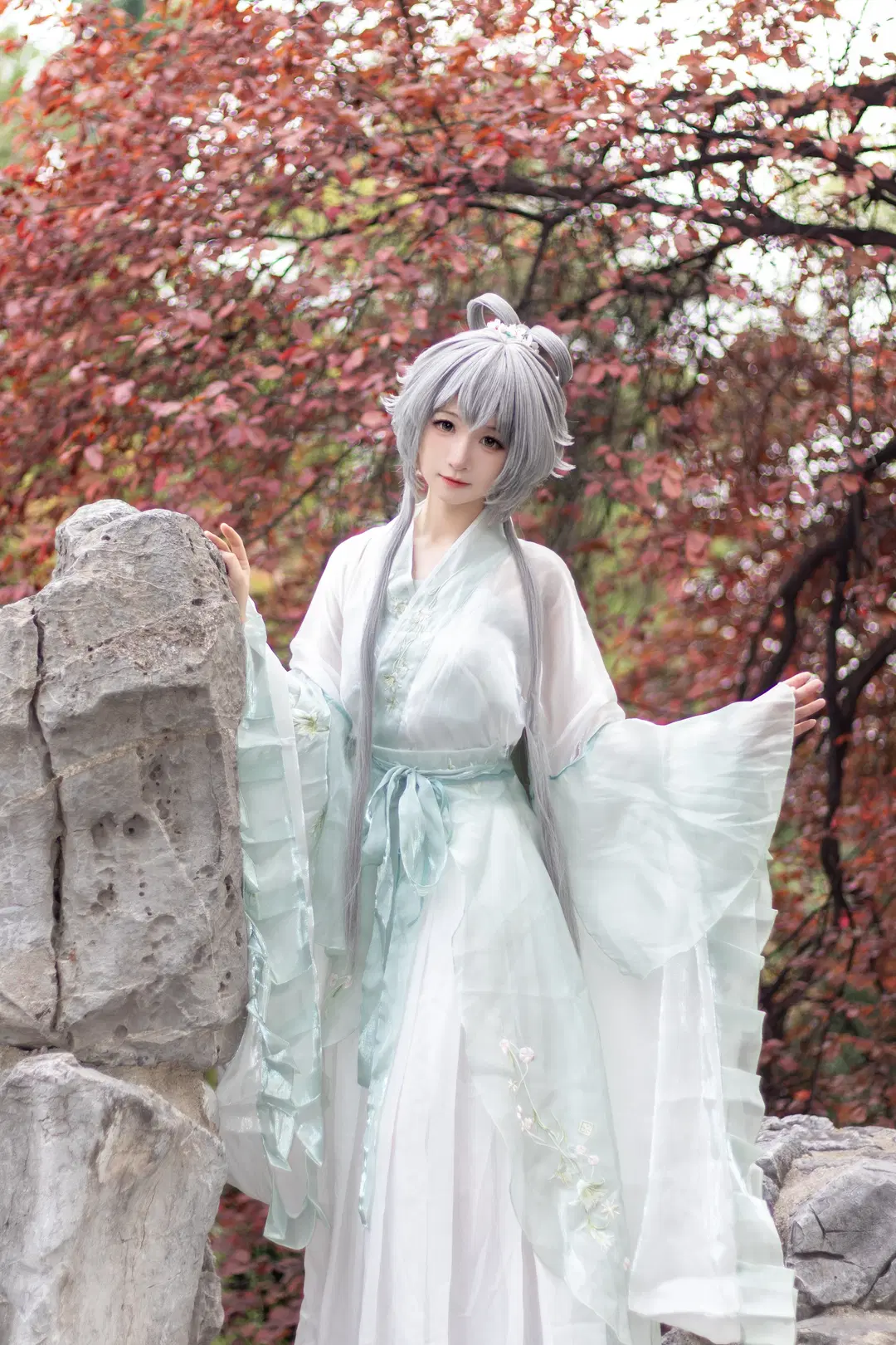 古风cosplay, 洛天依cos, 国风写真, 汉服摄影, 洛水天依