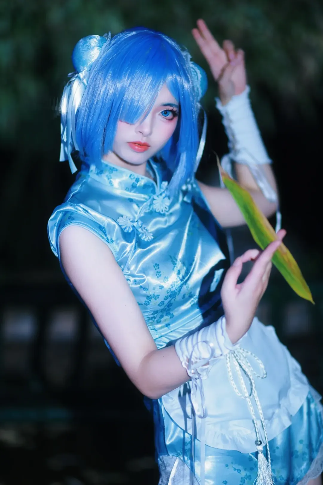 Re:ZERO -Starting Life in Another World-, White stockings, Cosplay sharing, Rem Cosplay, Chinese girl - Image 1