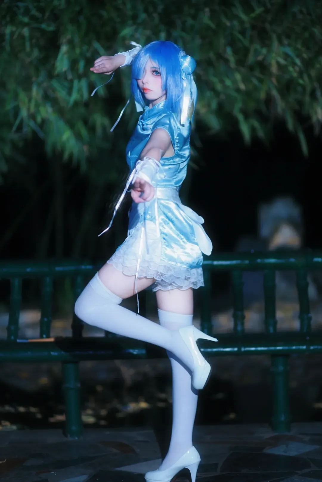 从零开始的异世界生活, 白丝, cosplay分享, 雷姆cos, 中华娘
