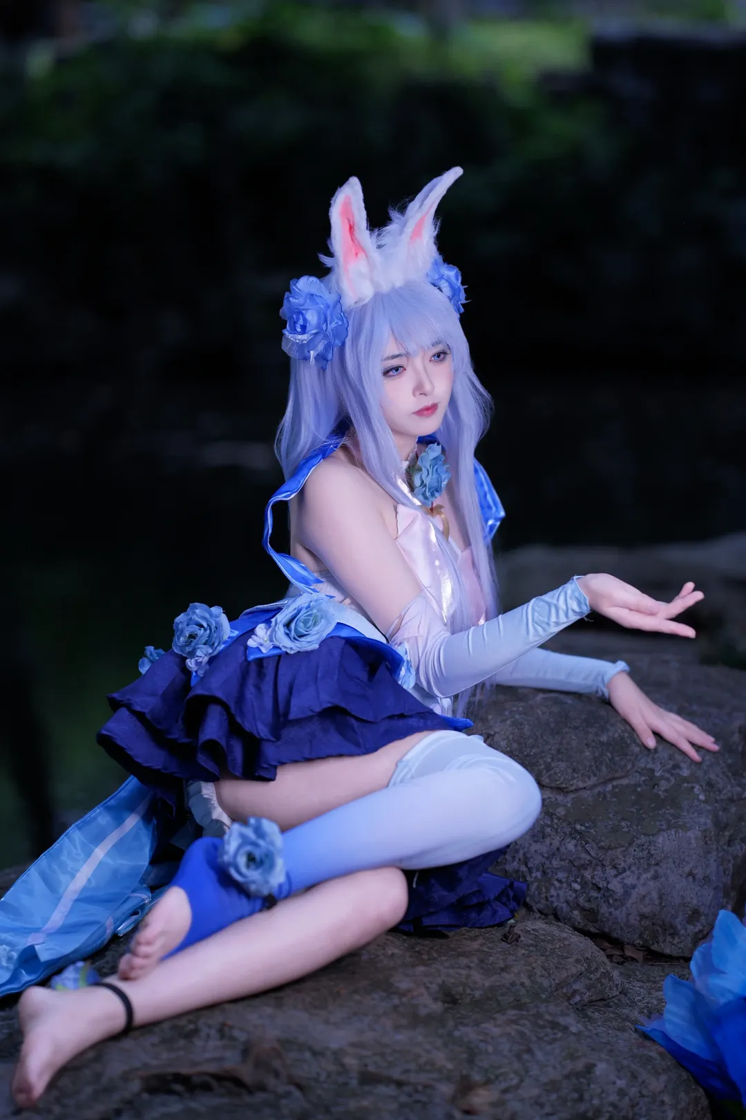 王者榮耀, 公孫離cos, 花間舞, cosplay攝影, 長襪 - 第1張