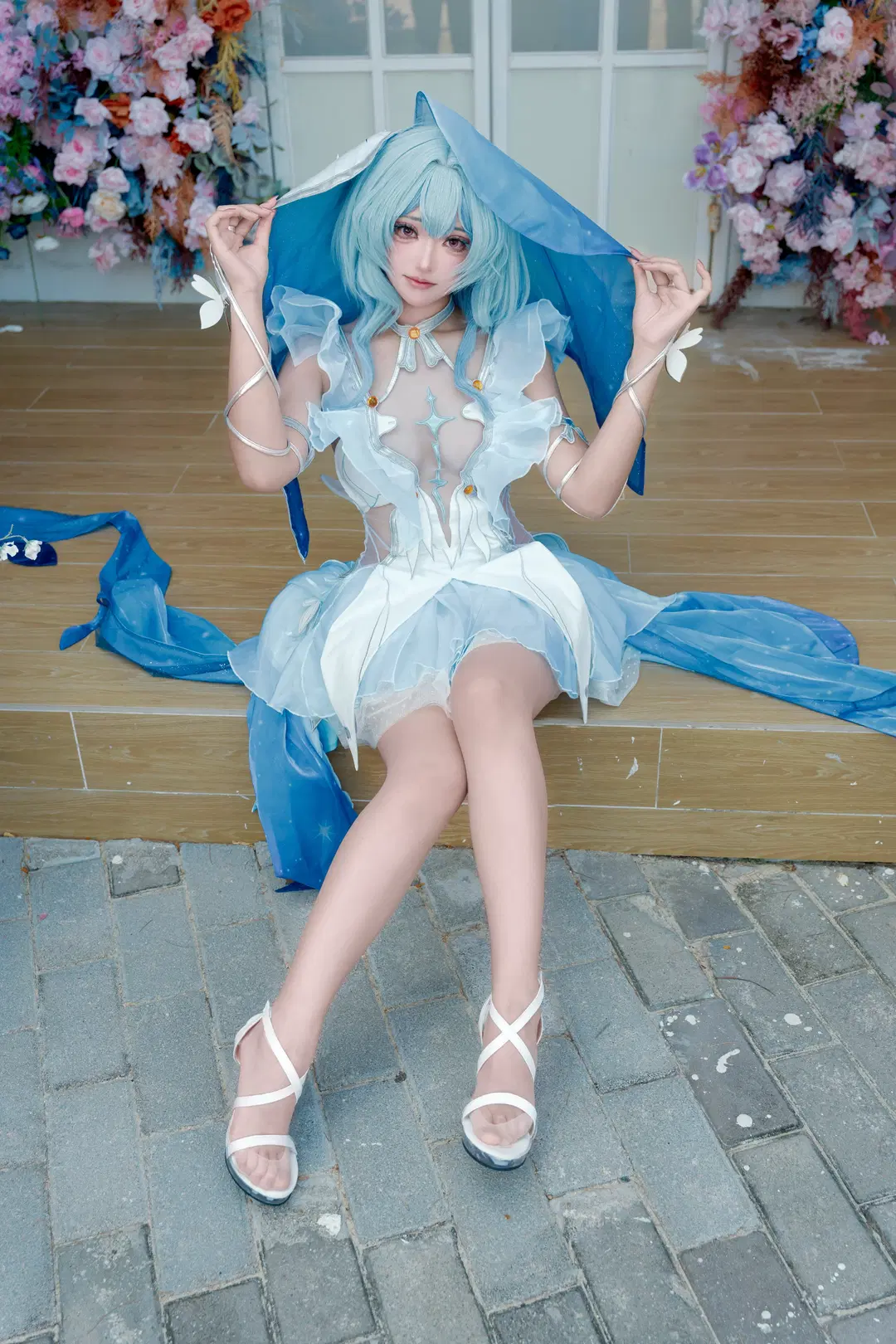【守岸人cos】鸣潮蓝色幻梦氛围感写真 - 葭葭 - 第3张