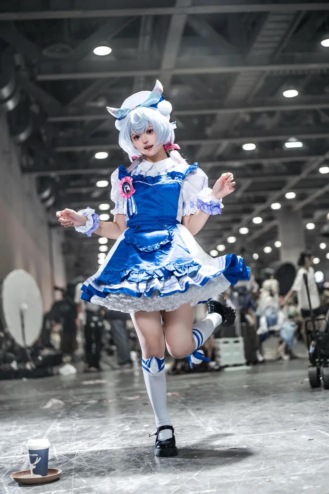 cosplay, Maid outfit, White stockings, Independent anime convention tour, Guangzhou CICF