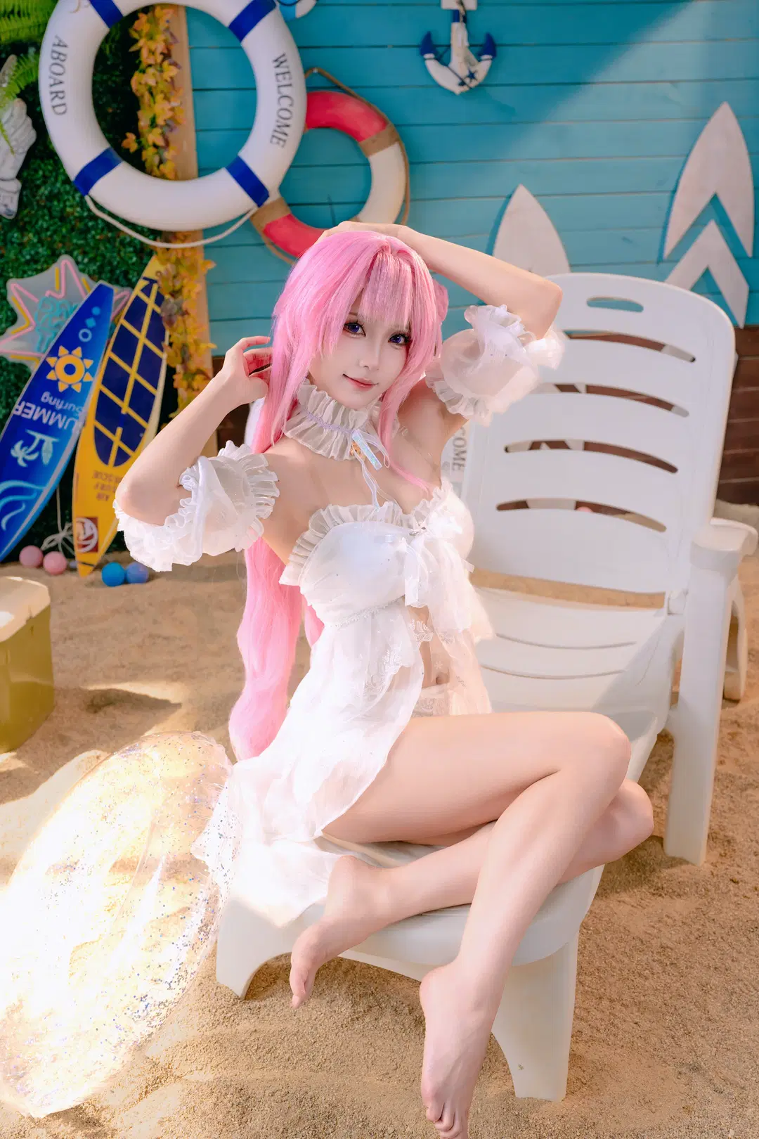 【ドロシーコスプレ】『勝利の女神：NIKKE』真夏の水着撮影ダイアリー - 宇航员摄影 - 3枚目