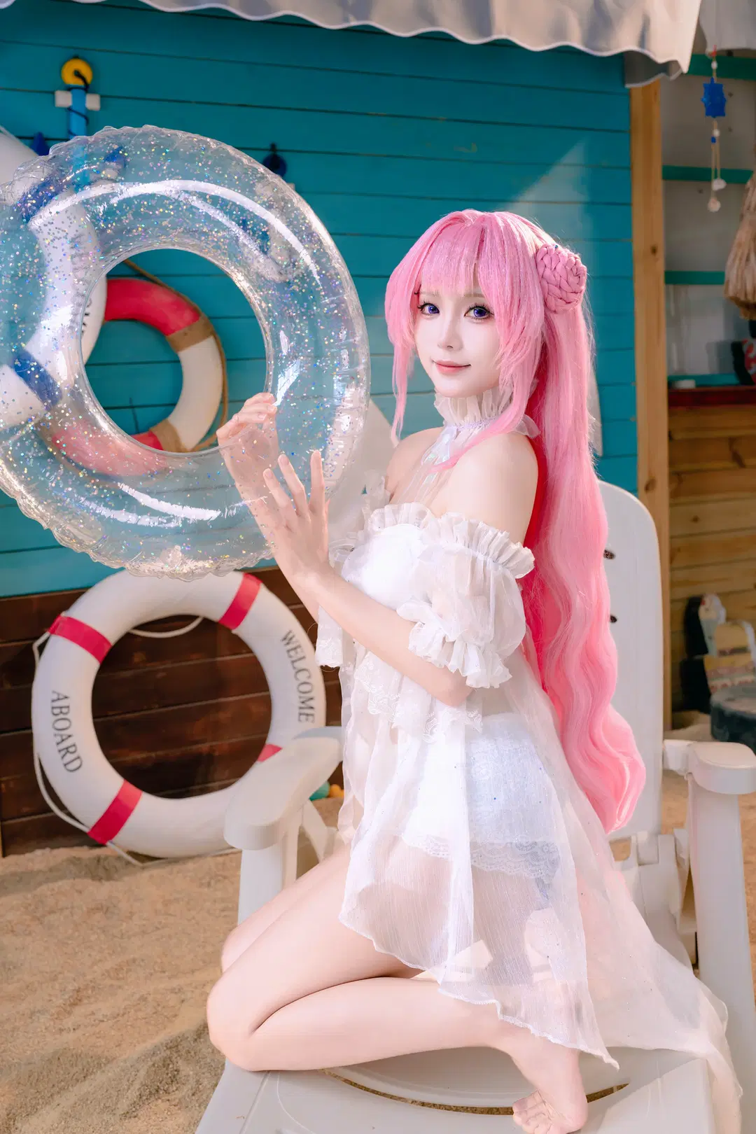 【ドロシーコスプレ】『勝利の女神：NIKKE』真夏の水着撮影ダイアリー - 宇航员摄影 - 4枚目