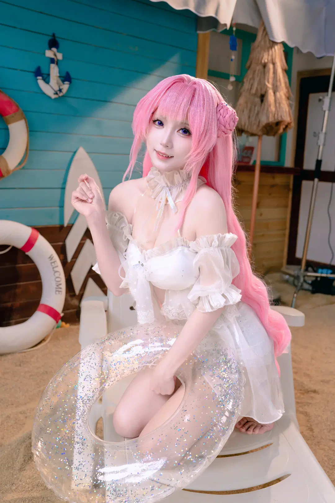 【ドロシーコスプレ】『勝利の女神：NIKKE』真夏の水着撮影ダイアリー - 宇航员摄影 - 6枚目