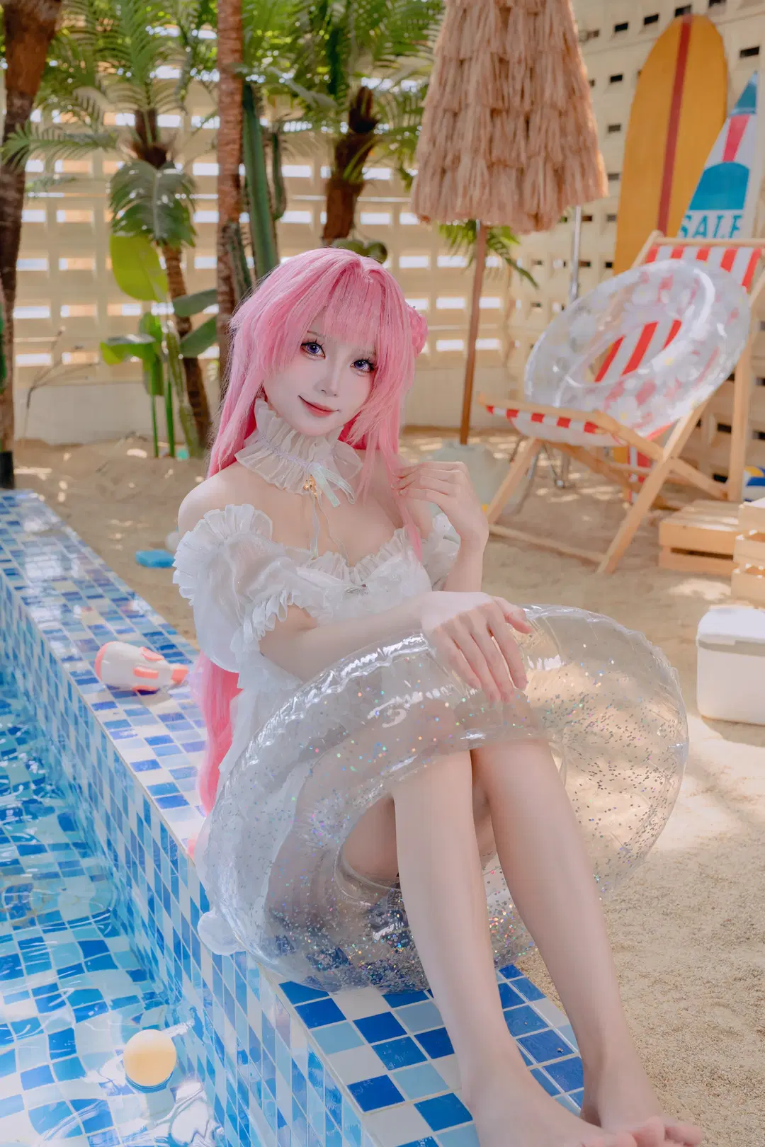 【ドロシーコスプレ】『勝利の女神：NIKKE』真夏の水着撮影ダイアリー - 宇航员摄影 - 7枚目
