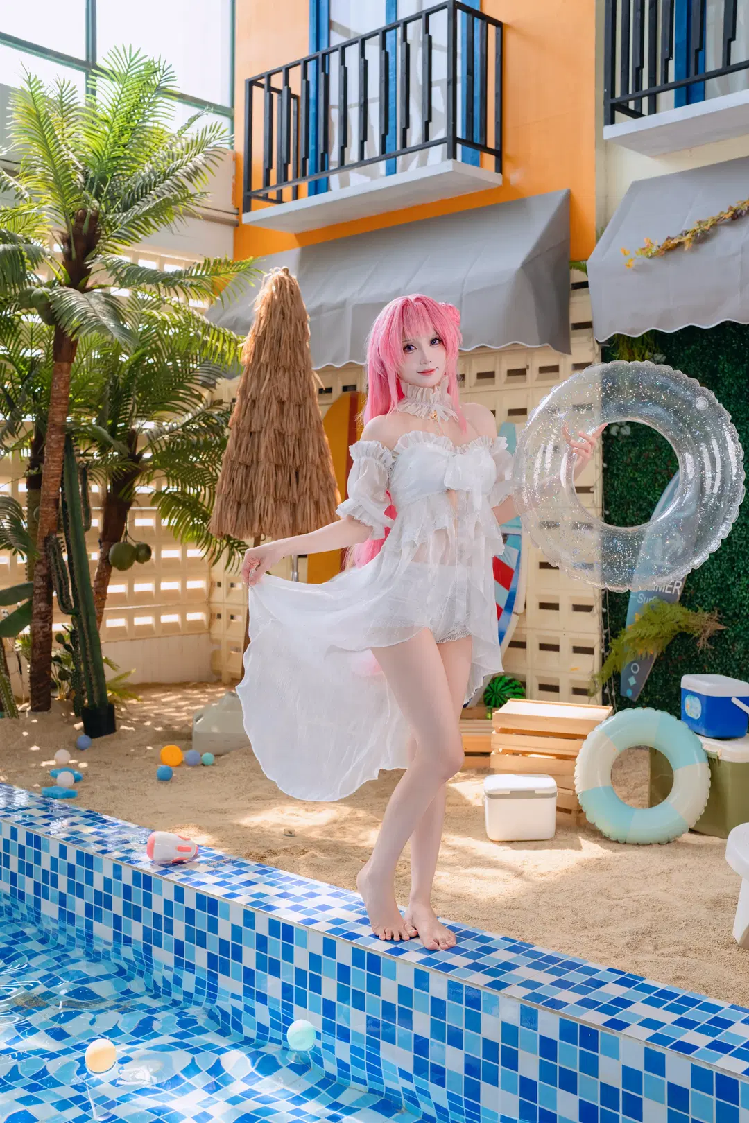 【ドロシーコスプレ】『勝利の女神：NIKKE』真夏の水着撮影ダイアリー - 宇航员摄影 - 8枚目