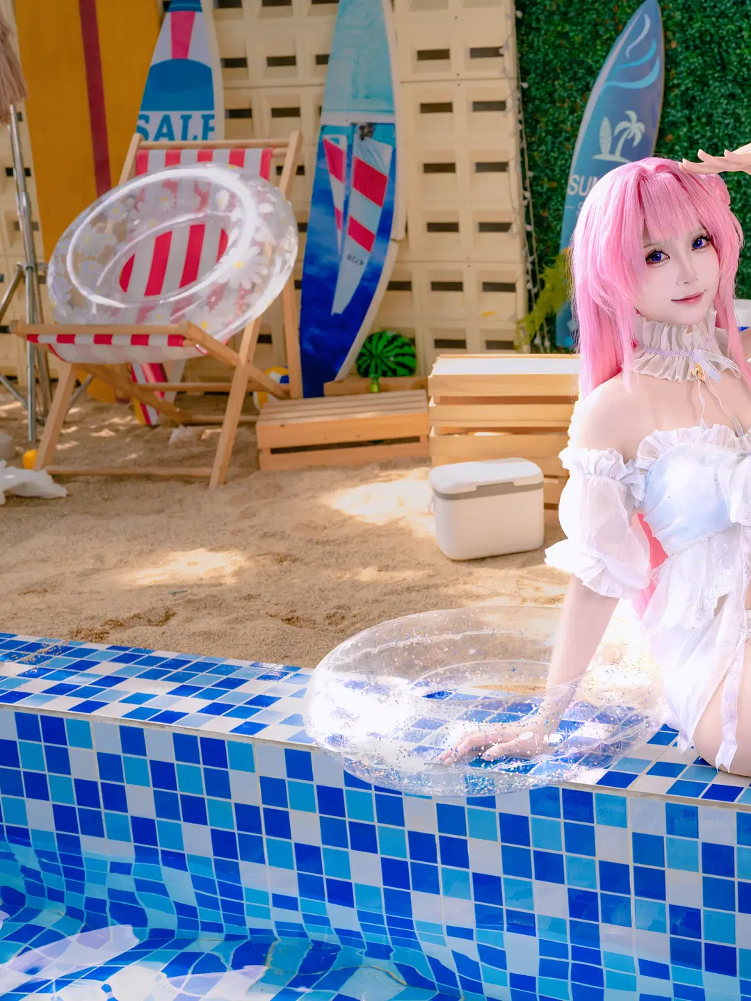 【ドロシーコスプレ】『勝利の女神：NIKKE』真夏の水着撮影ダイアリー - 宇航员摄影 - 9枚目