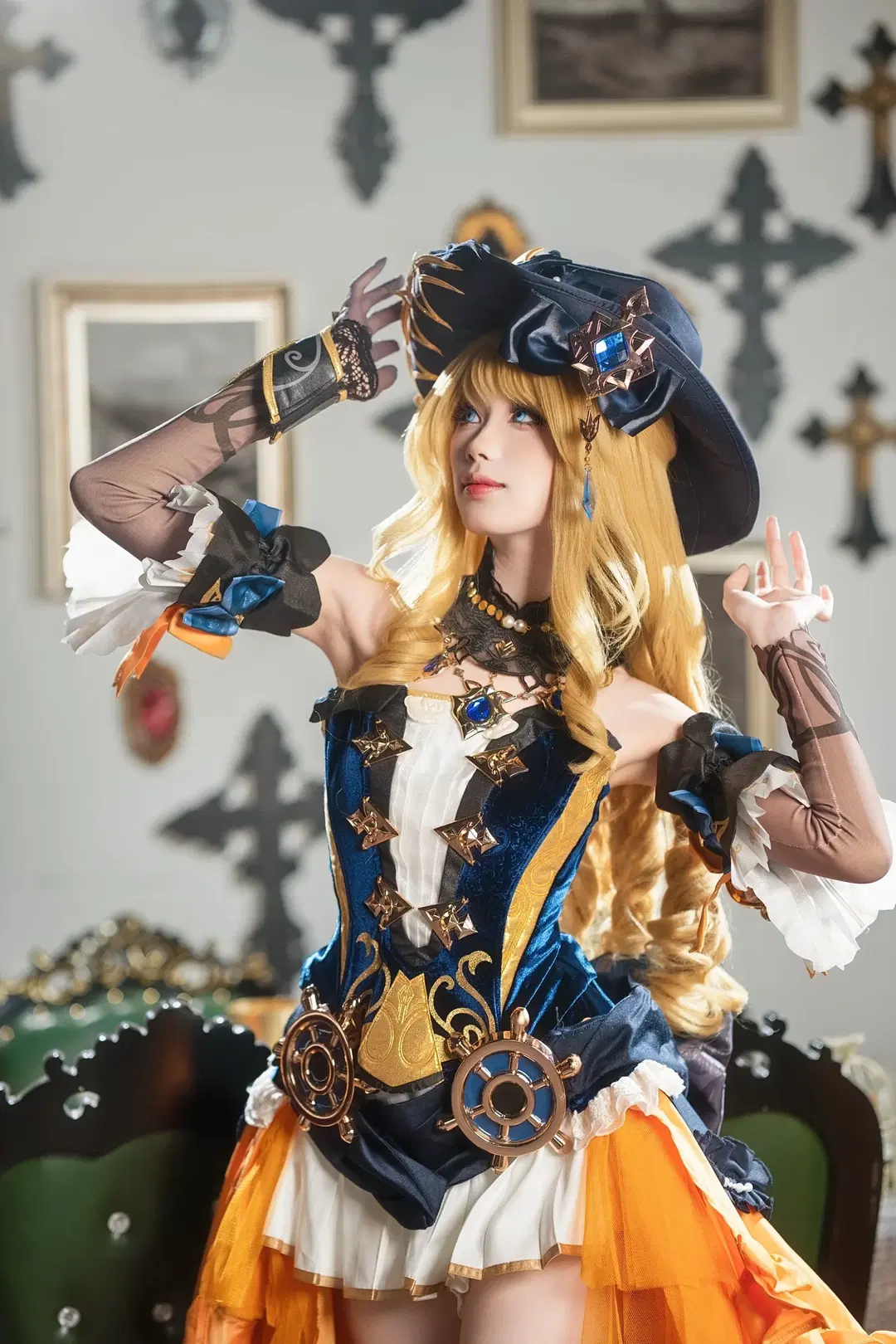[Navia cosplay] Genshin Impact Lady's Invitation to a Vintage Manor by 宇航员摄影 - Image 2